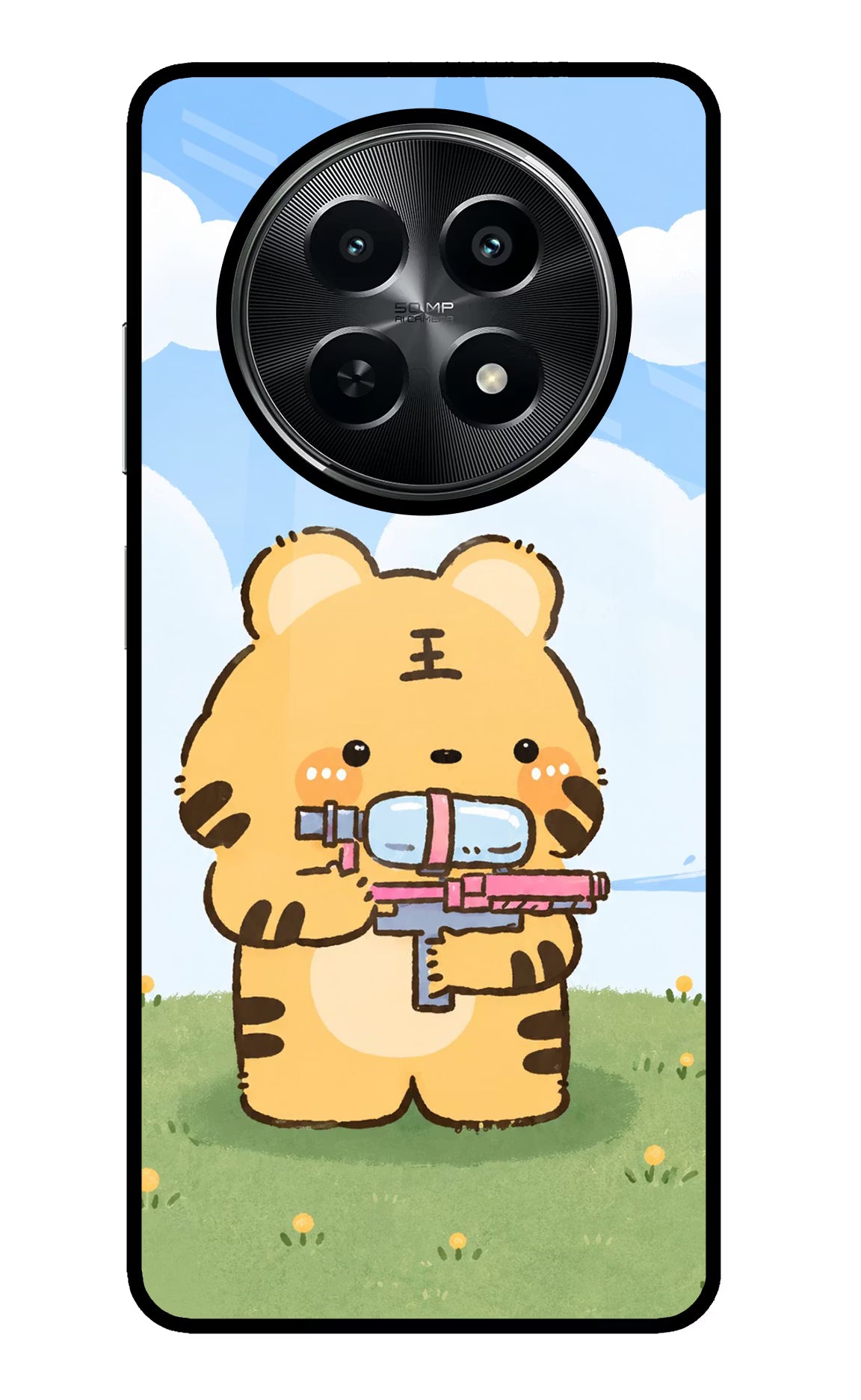 Tiger Treat Realme C65 5G Glass Case - Tiger Treat Realme C65 5G Glass Case Tiger Treat Realme C65 5G Glass Case