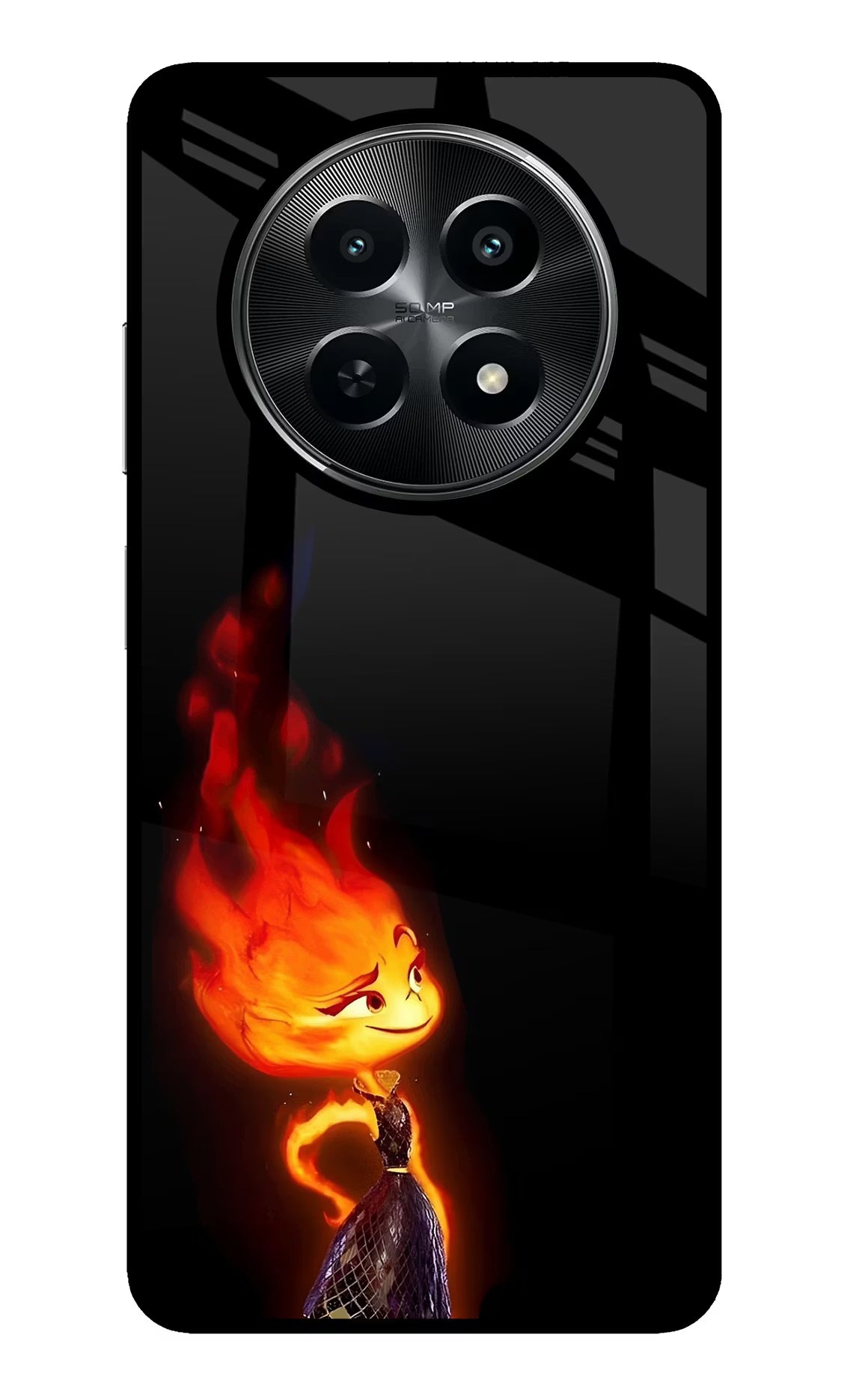 Ember Flame Realme C65 5G Glass Case - Ember Flame Realme C65 5G Glass Case Ember Flame Realme C65 5G Glass Case