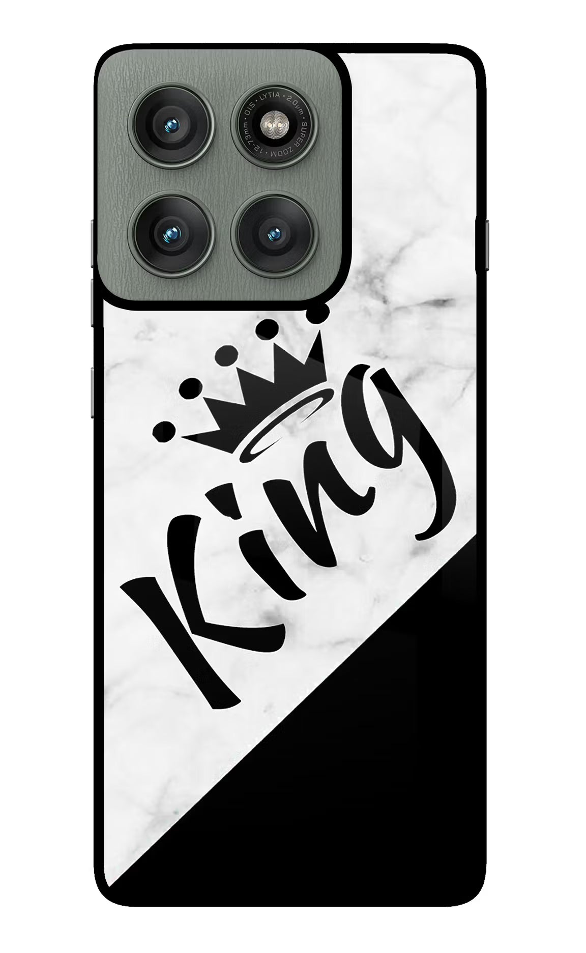 King Moto Edge 60 Pro Back Cover - King Moto Edge 60 Pro Glass Case Back Cover by Casekaro King Moto Edge 60 Pro Glass Case Back Cover by Casekaro