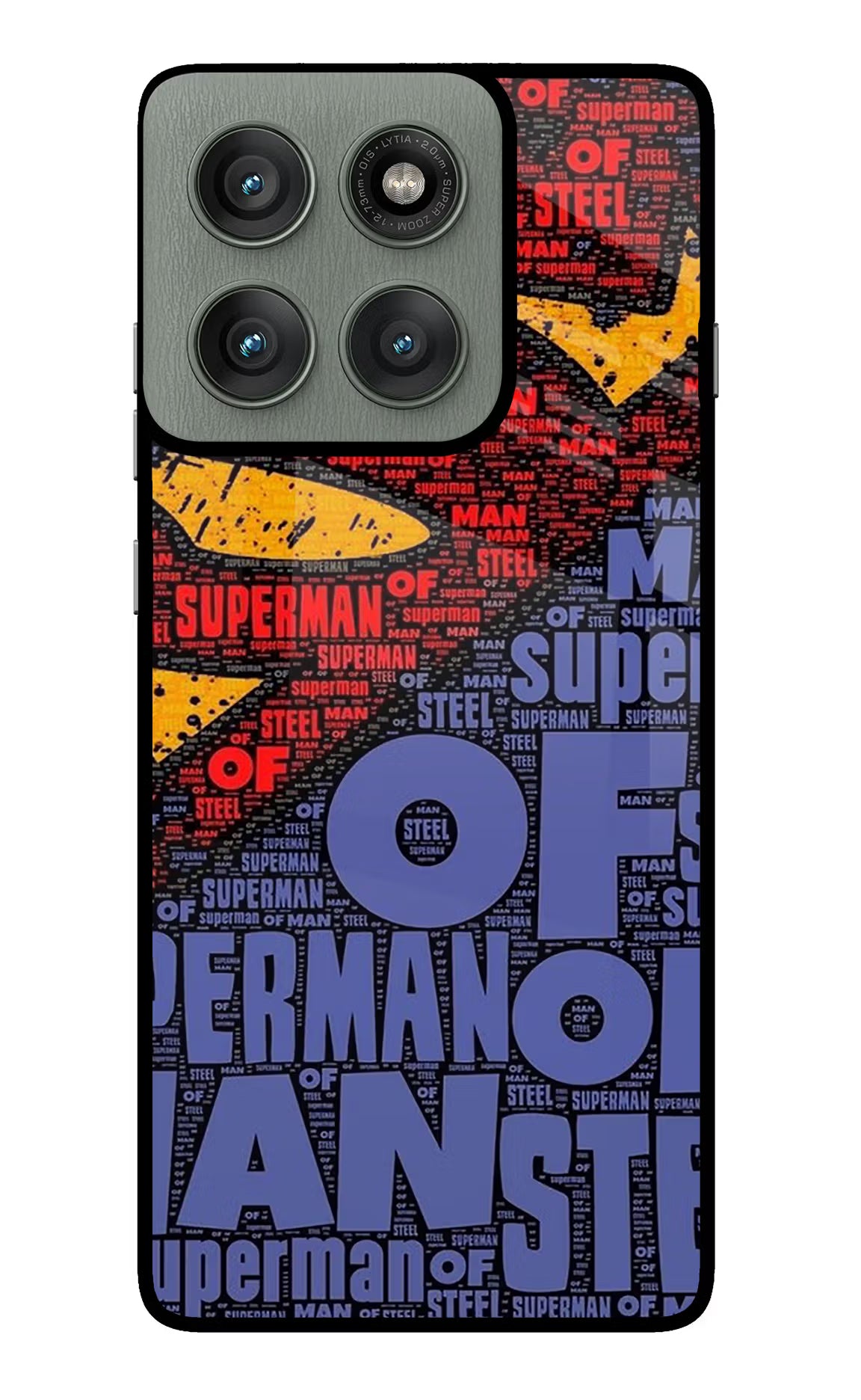 Superman Moto Edge 60 Pro Back Cover - Superman Moto Edge 60 Pro Glass Case Back Cover by Casekaro Superman Moto Edge 60 Pro Glass Case Back Cover by Casekaro