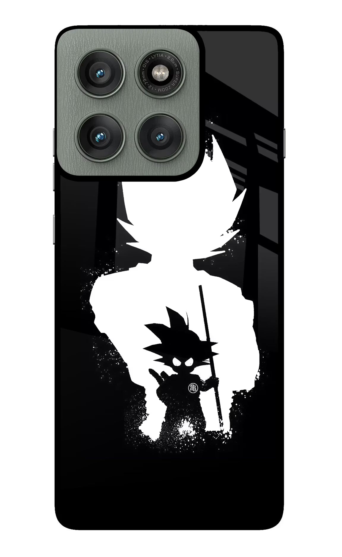 Goku Shadow Moto Edge 60 Pro Back Cover - Goku Shadow Moto Edge 60 Pro Glass Case Back Cover by Casekaro Goku Shadow Moto Edge 60 Pro Glass Case Back Cover by Casekaro