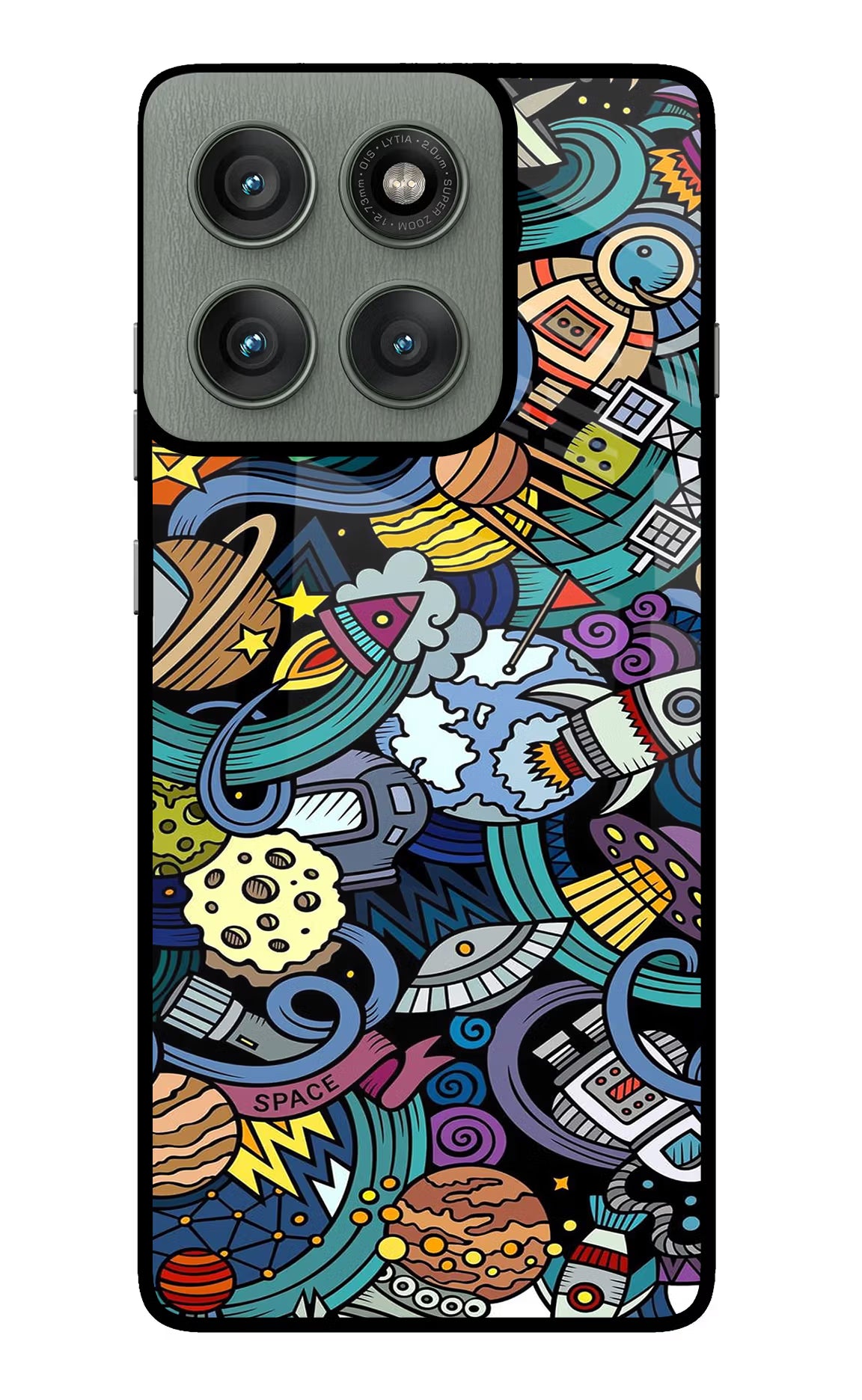 Space Abstract Moto Edge 60 Pro Back Cover - Space Abstract Moto Edge 60 Pro Glass Case Back Cover by Casekaro Space Abstract Moto Edge 60 Pro Glass Case Back Cover by Casekaro