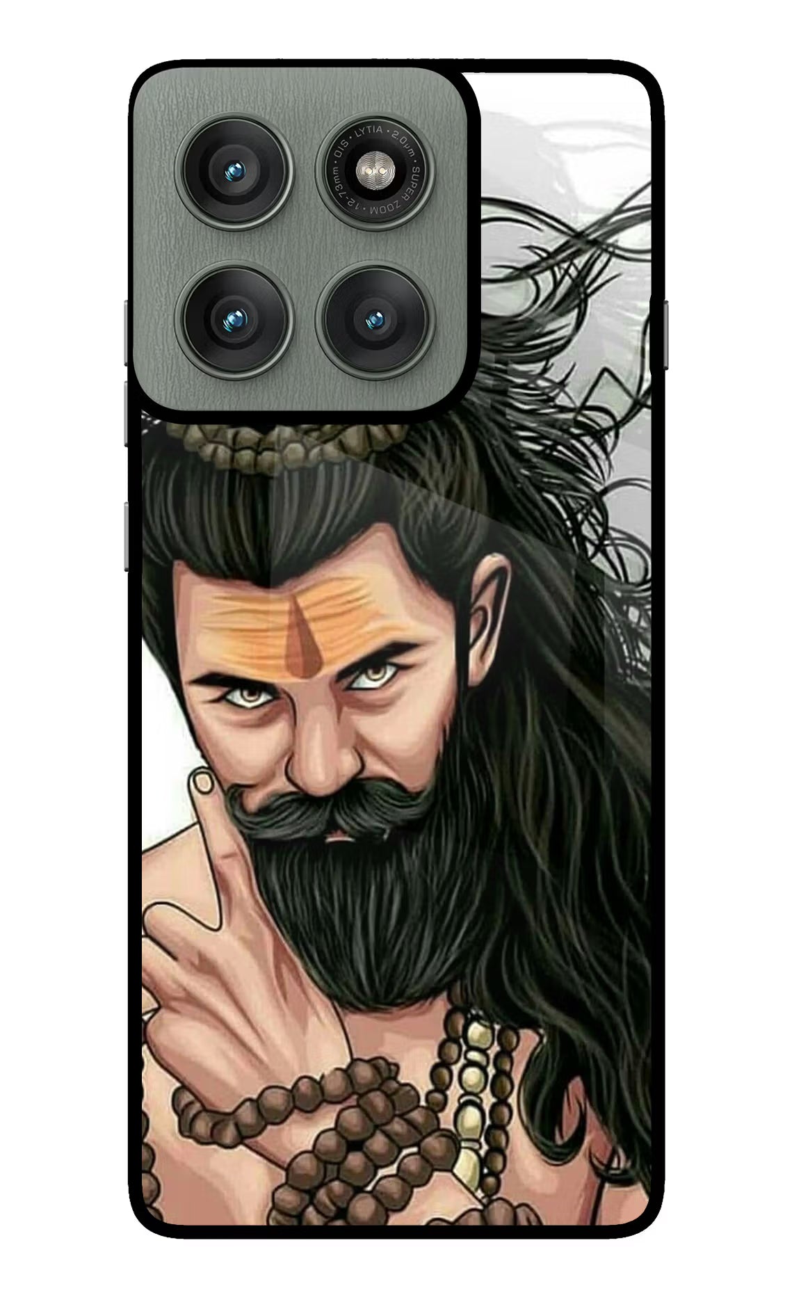 Mahadev Moto Edge 60 Pro Back Cover - Mahadev Moto Edge 60 Pro Glass Case Back Cover by Casekaro Mahadev Moto Edge 60 Pro Glass Case Back Cover by Casekaro