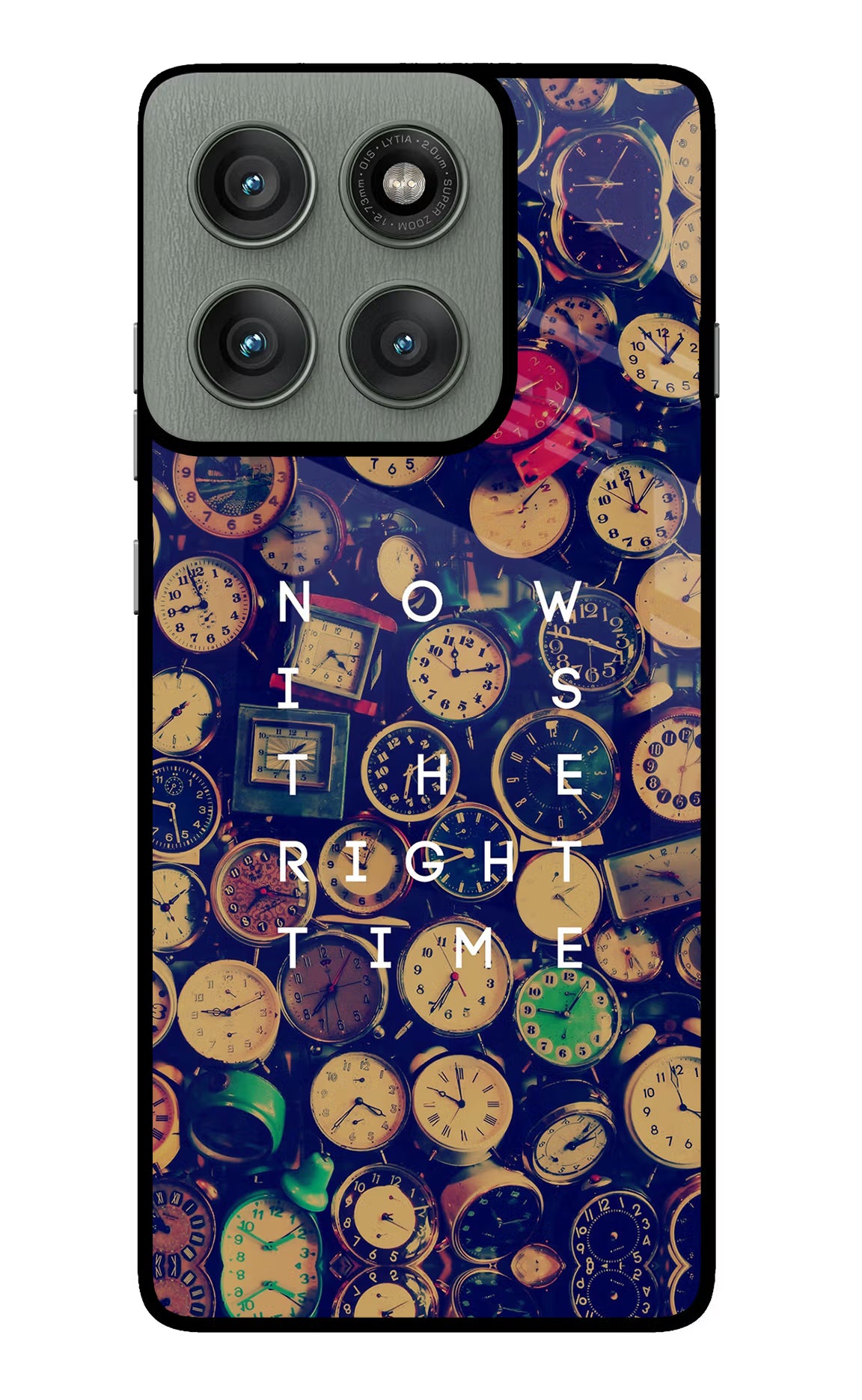 Now is the Right Time Quote Moto Edge 60 Pro Glass Case - Now is the Right Time Quote Moto Edge 60 Pro Glass Case Now is the Right Time Quote Moto Edge 60 Pro Glass Case