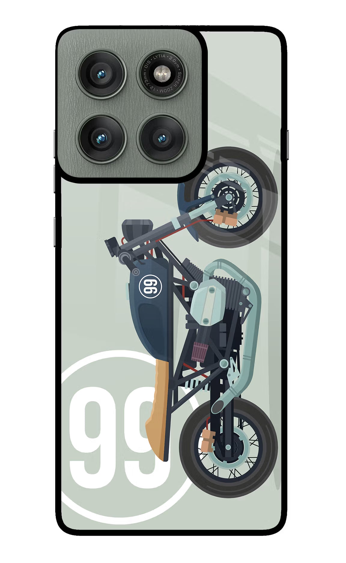 Classic Cafe Racer 99 Moto Edge 60 Pro Back Cover - Classic Cafe Racer 99 Moto Edge 60 Pro Glass Case Back Cover by Casekaro Classic Cafe Racer 99 Moto Edge 60 Pro Glass Case Back Cover by Casekaro