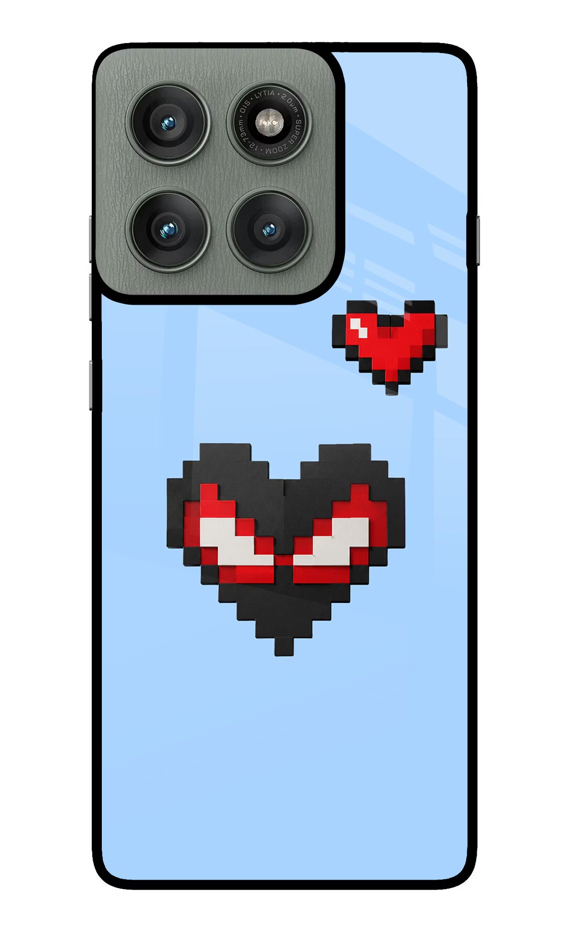 Peter Heart Moto Edge 60 Pro Glass Case - Peter Heart Moto Edge 60 Pro Glass Case Peter Heart Moto Edge 60 Pro Glass Case