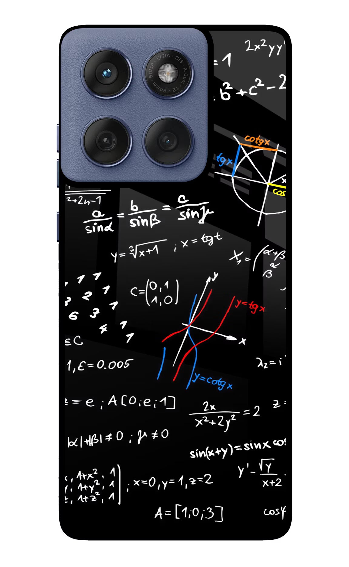 Mathematics Formula Moto Edge 60 Fusion Back Cover - Mathematics Formula Moto Edge 60 Fusion Glass Case Back Cover by Casekaro Mathematics Formula Moto Edge 60 Fusion Glass Case Back Cover by Casekaro