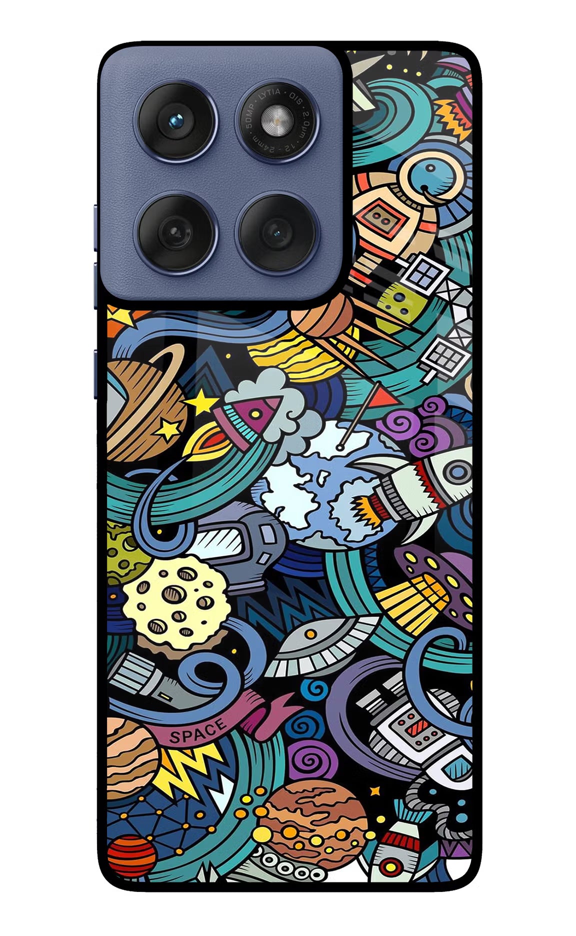 Space Abstract Moto Edge 60 Fusion Glass Case - Space Abstract Moto Edge 60 Fusion Glass Case Space Abstract Moto Edge 60 Fusion Glass Case