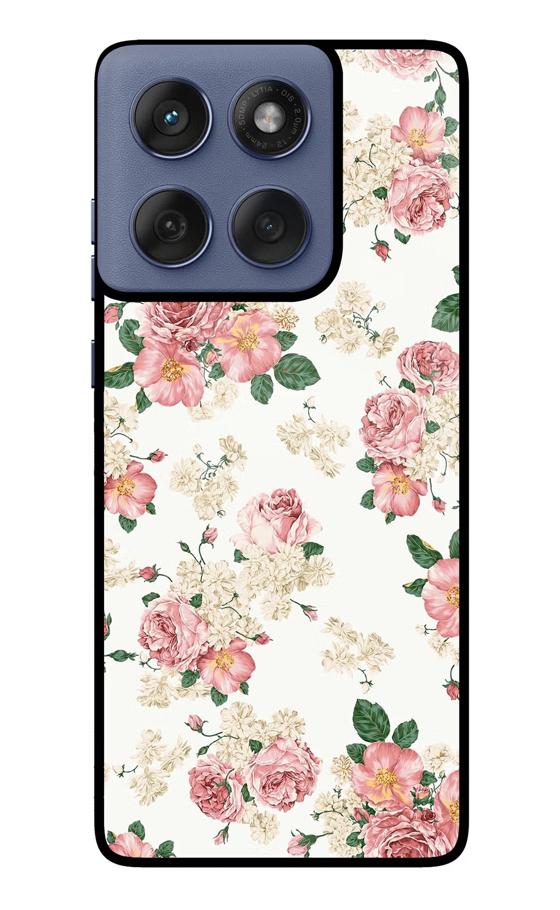 Flowers Moto Edge 60 Fusion Glass Case - Flowers Moto Edge 60 Fusion Glass Case Flowers Moto Edge 60 Fusion Glass Case