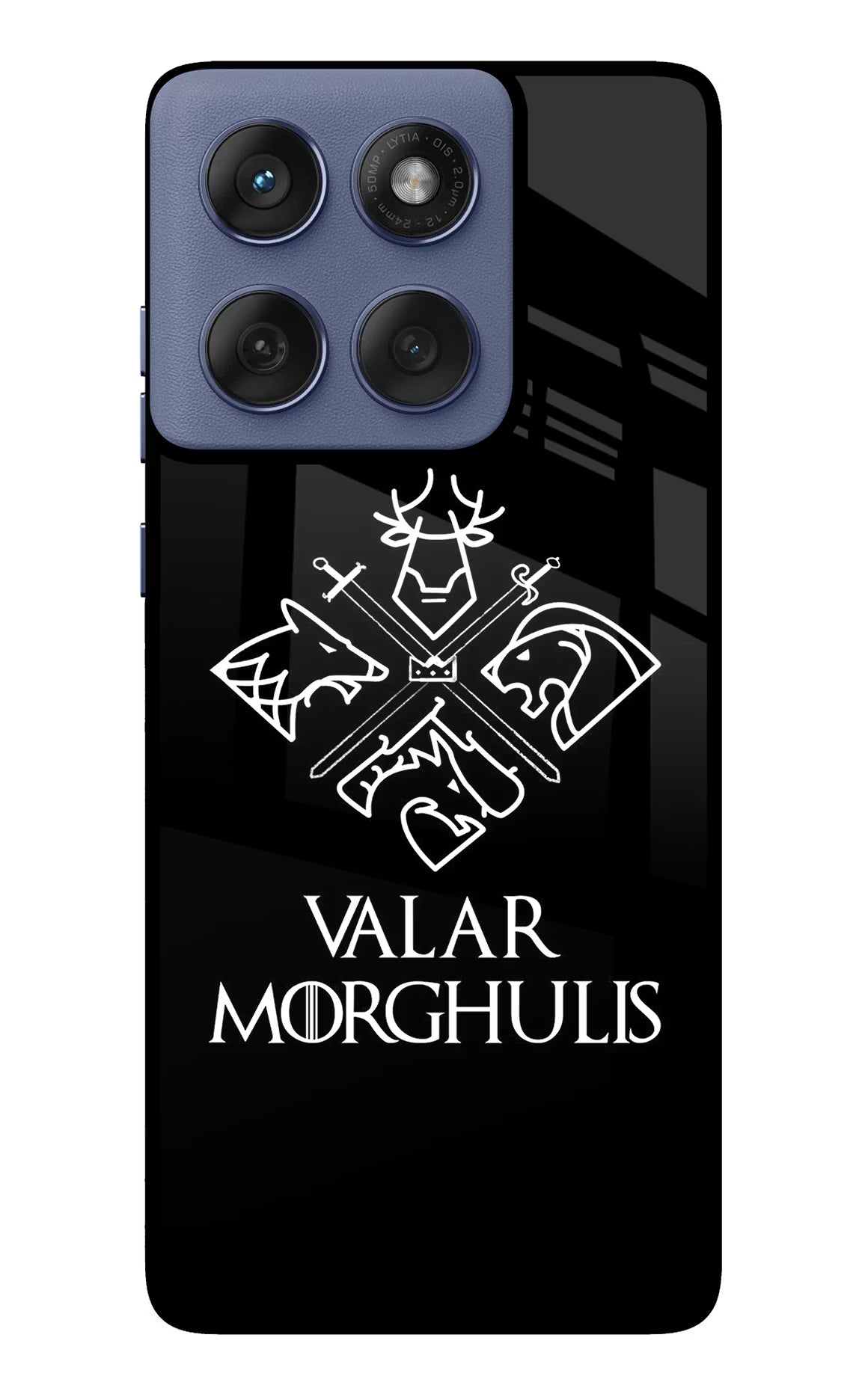 Valar Morghulis | Game Of Thrones Moto Edge 60 Fusion Back Cover - Valar Morghulis | Game Of Thrones Moto Edge 60 Fusion Glass Case Back Cover by Casekaro Valar Morghulis | Game Of Thrones Moto Edge 60 Fusion Glass Case Back Cover by Casekaro