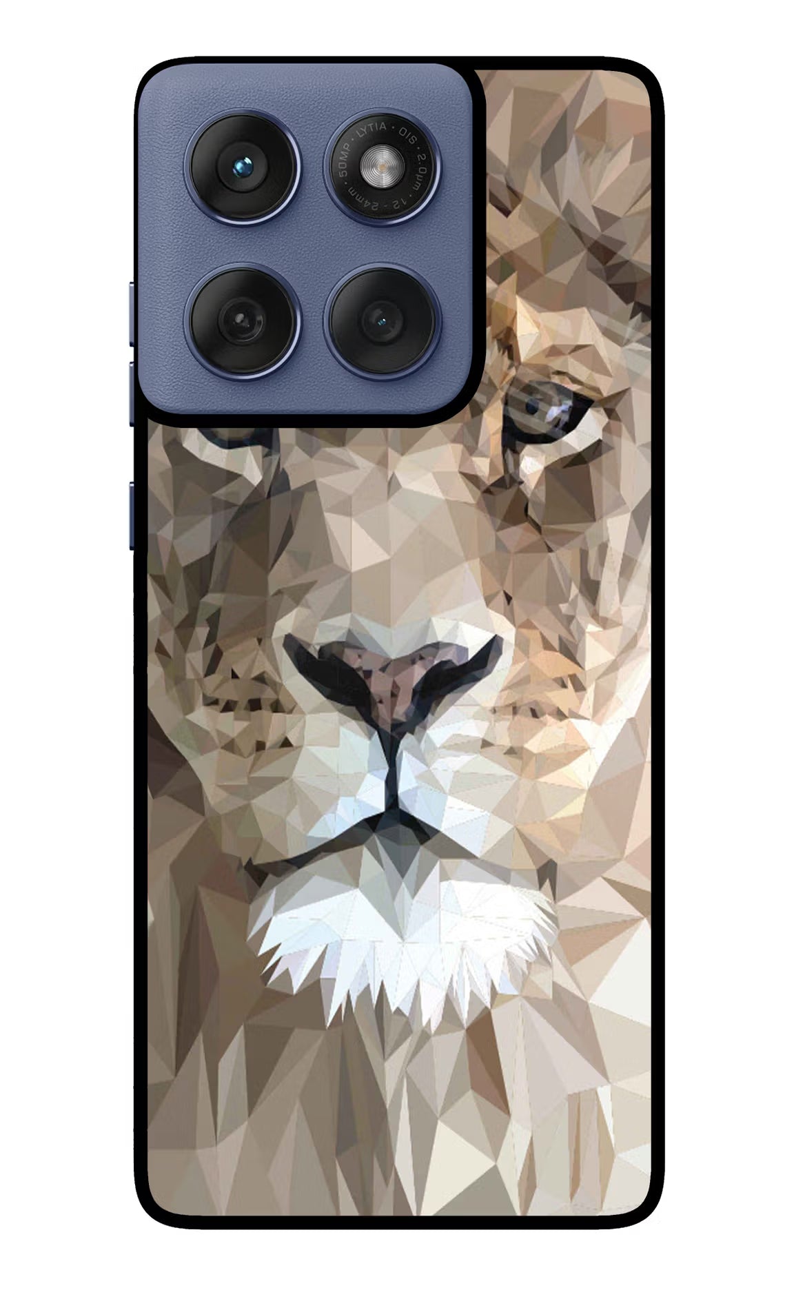 Lion Art Moto Edge 60 Fusion Glass Case - Lion Art Moto Edge 60 Fusion Glass Case Lion Art Moto Edge 60 Fusion Glass Case