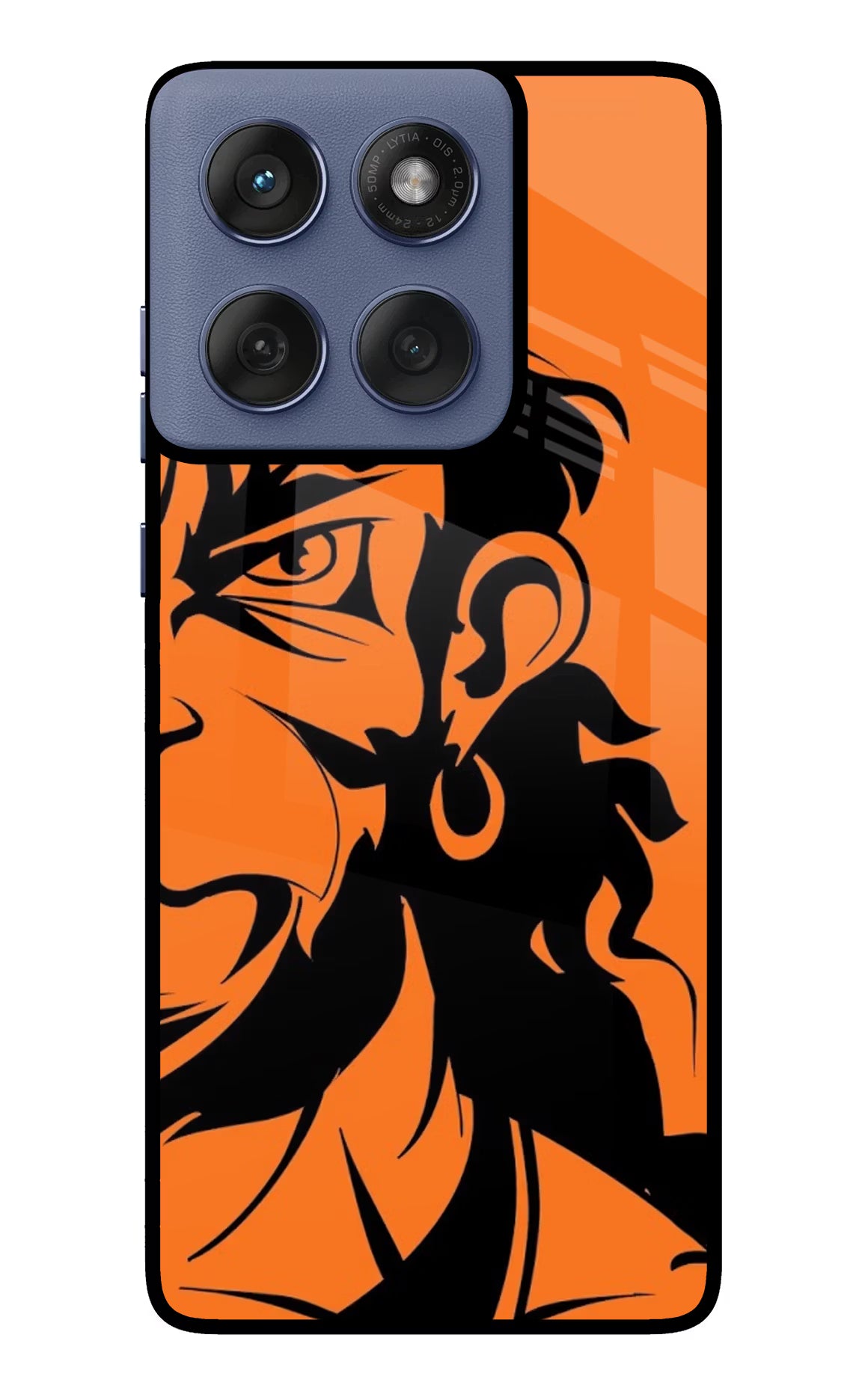 Hanuman Moto Edge 60 Fusion Back Cover - Hanuman Moto Edge 60 Fusion Glass Case Back Cover by Casekaro Hanuman Moto Edge 60 Fusion Glass Case Back Cover by Casekaro