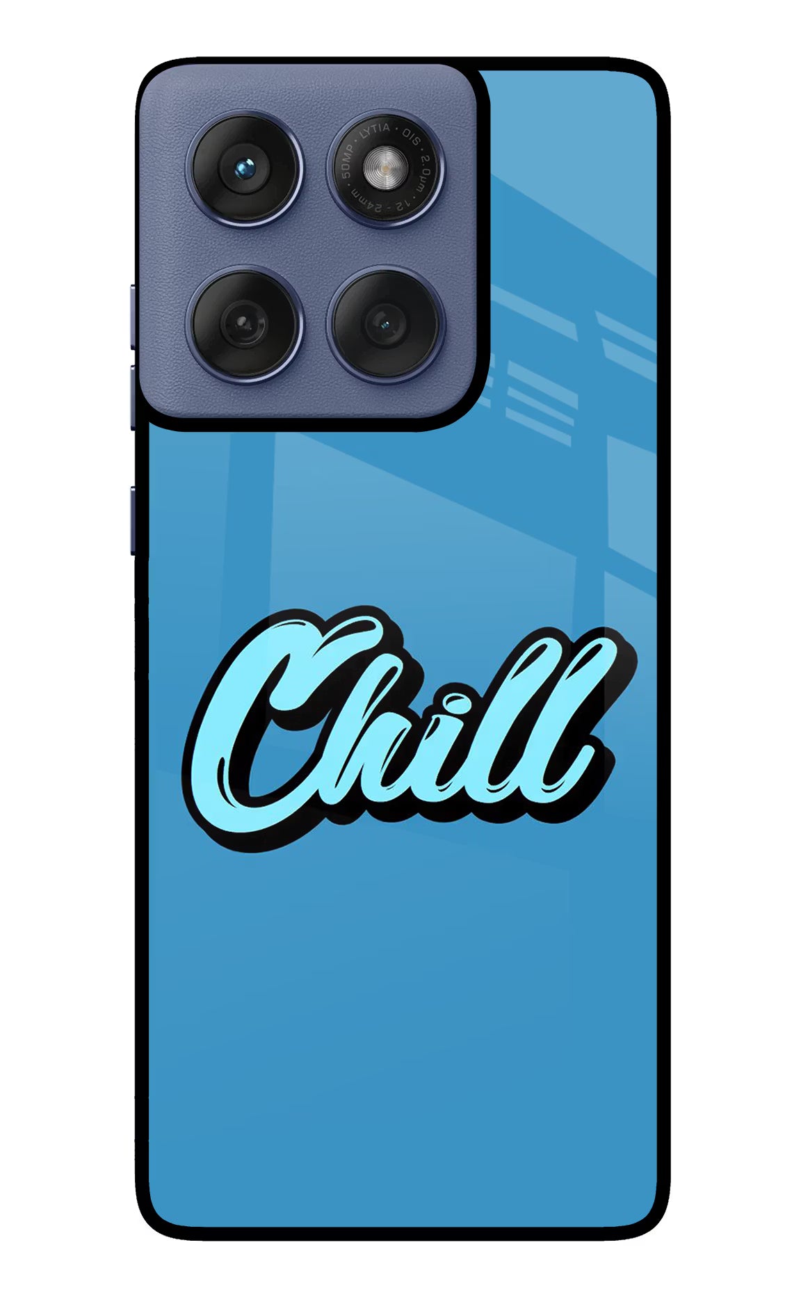 Chill Moto Edge 60 Fusion Glass Case Back Cover by Casekaro