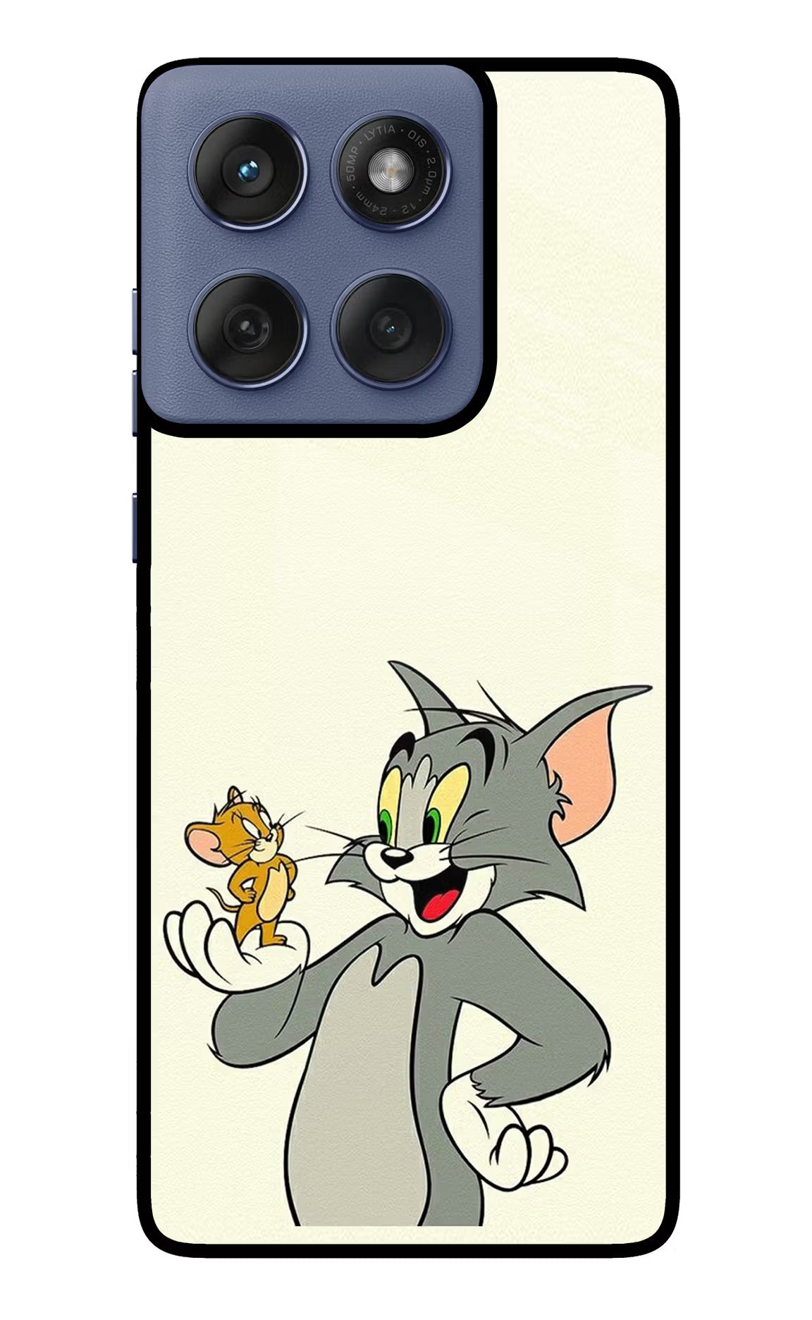 Tom & Jerry Moto Edge 60 Fusion Back Cover - Tom & Jerry Moto Edge 60 Fusion Glass Case Back Cover by Casekaro Tom & Jerry Moto Edge 60 Fusion Glass Case Back Cover by Casekaro