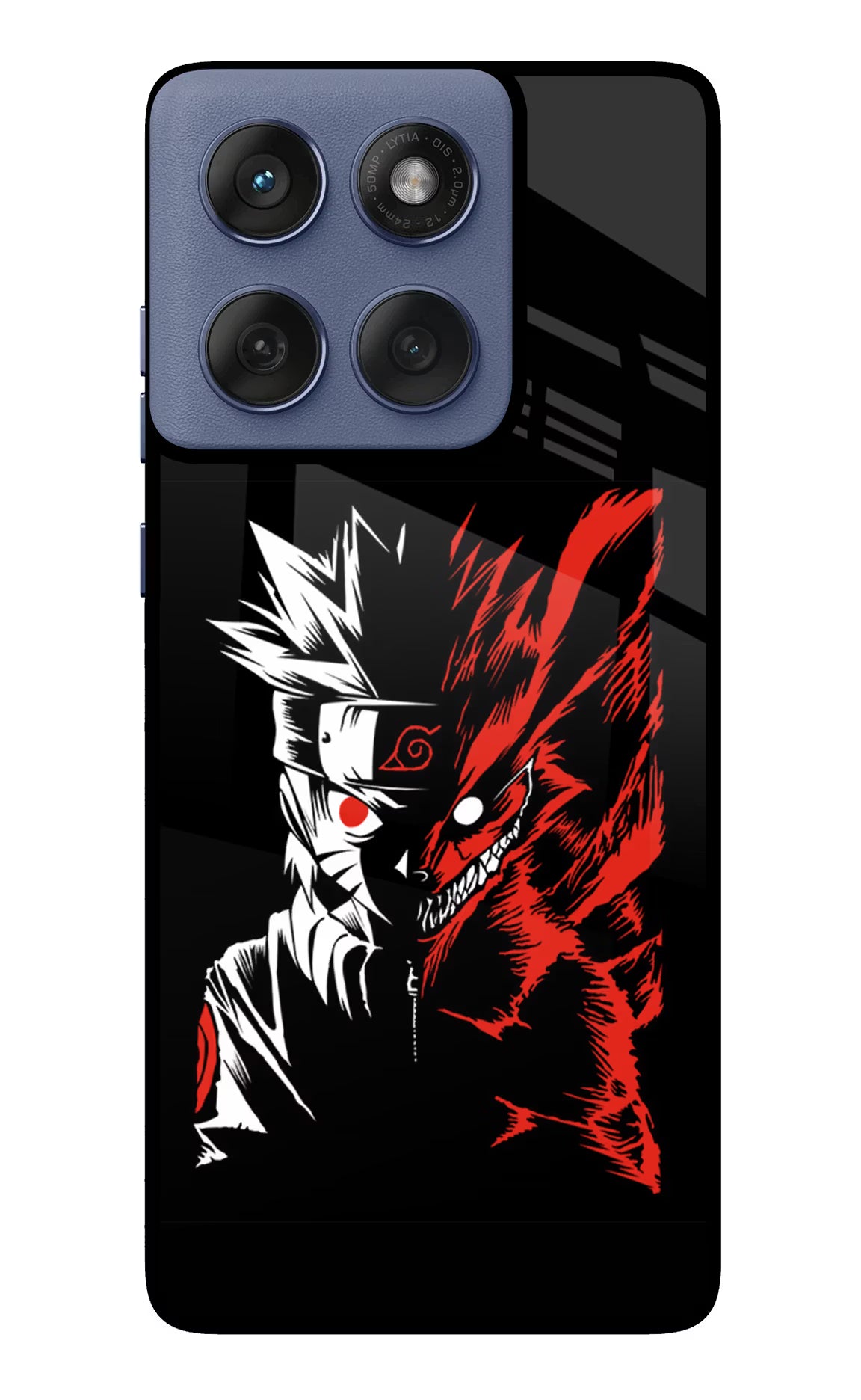 Naruto Two Face Moto Edge 60 Fusion Glass Case - Naruto Two Face Moto Edge 60 Fusion Glass Case Naruto Two Face Moto Edge 60 Fusion Glass Case