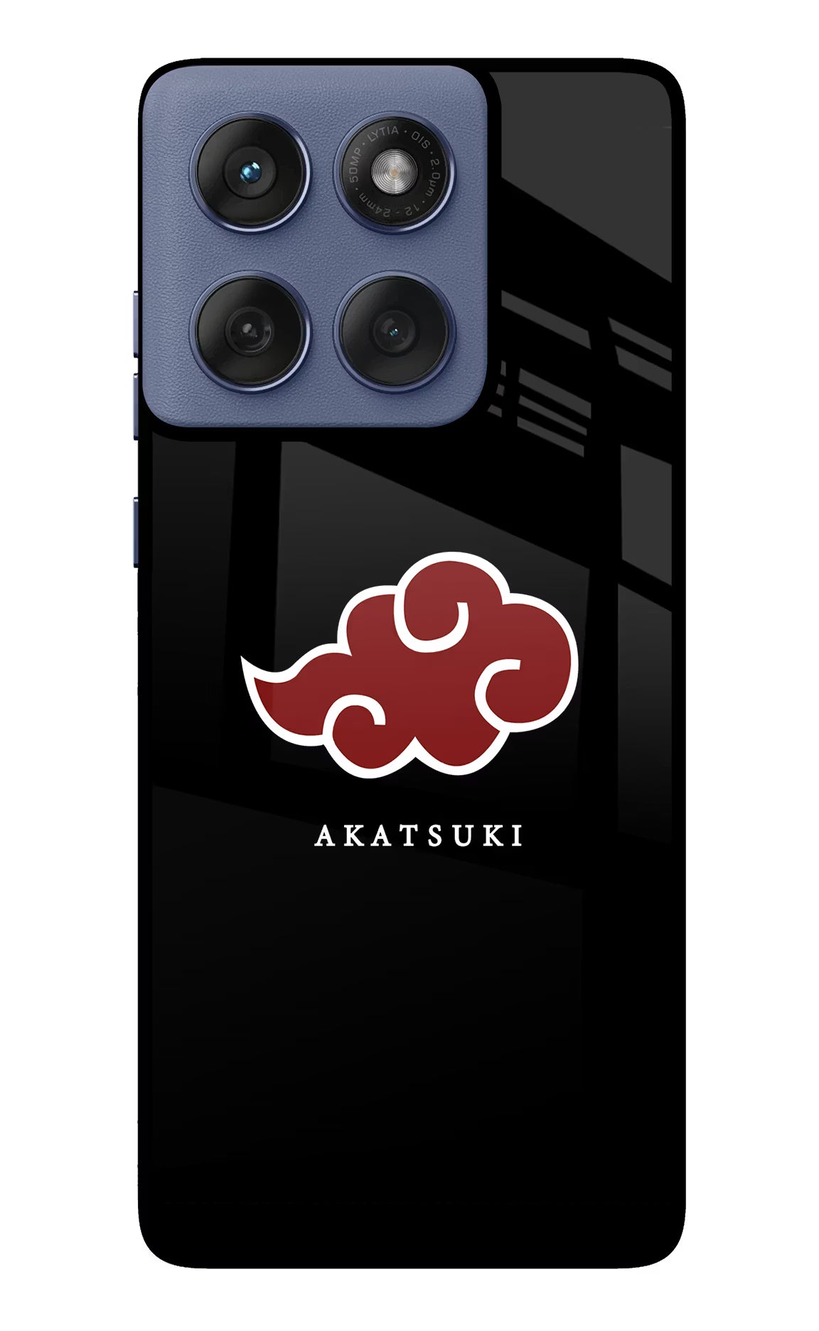 Akatsuki Moto Edge 60 Fusion Glass Case Back Cover by Casekaro