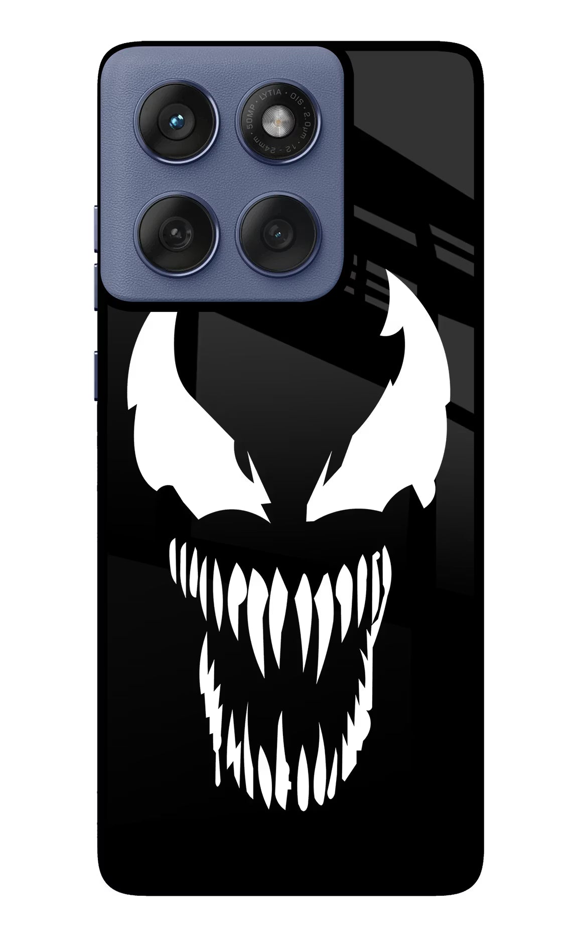 Venom Moto Edge 60 Fusion Back Cover - Venom Moto Edge 60 Fusion Glass Case Back Cover by Casekaro Venom Moto Edge 60 Fusion Glass Case Back Cover by Casekaro