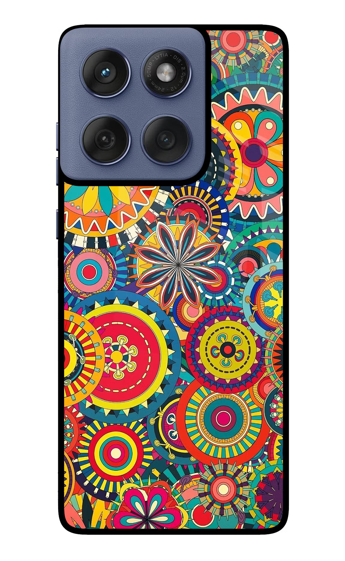 Gol Gol Art Moto Edge 60 Fusion Glass Case Back Cover by Casekaro