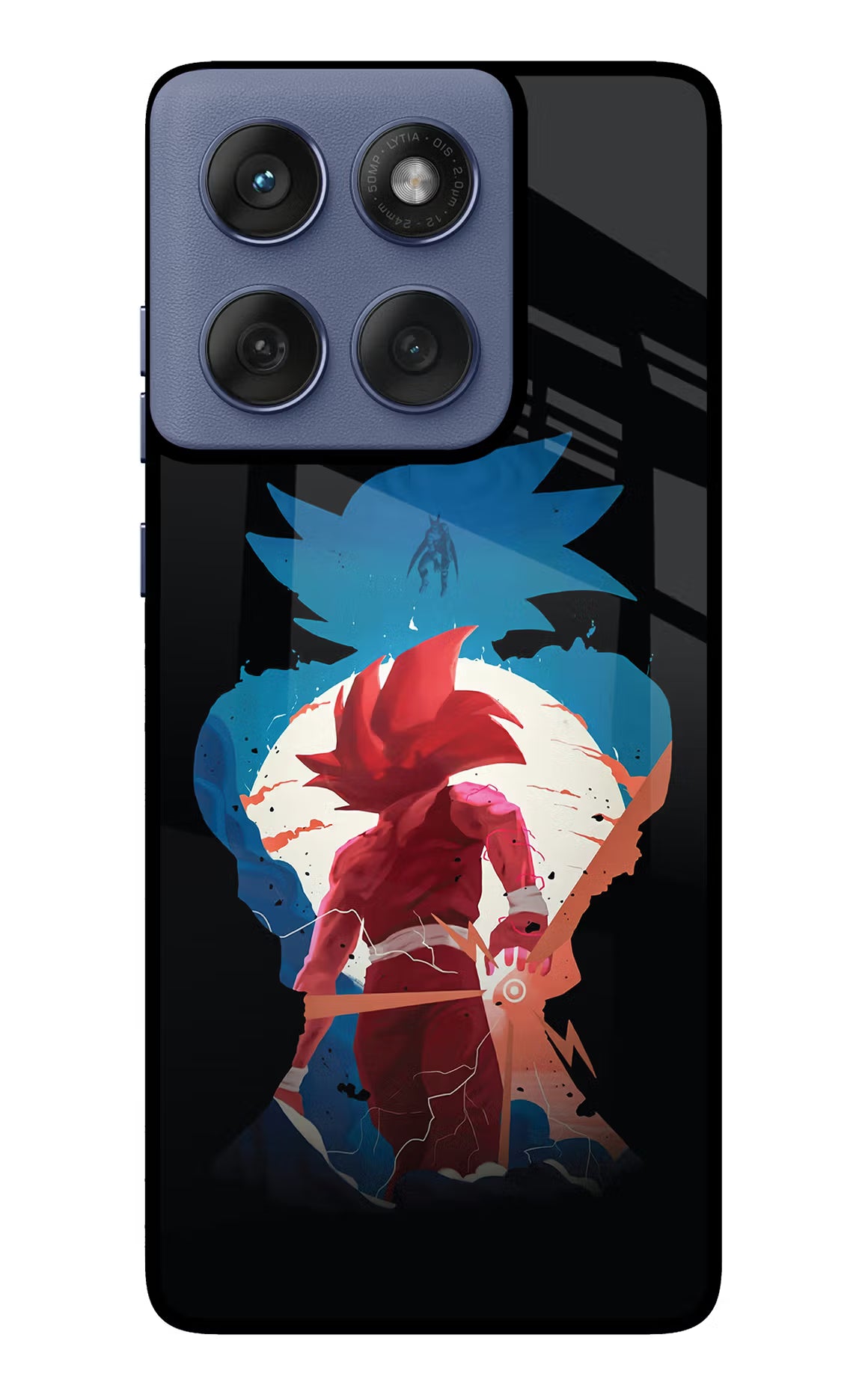 Goku Moto Edge 60 Fusion Back Cover - Goku Moto Edge 60 Fusion Glass Case Back Cover by Casekaro Goku Moto Edge 60 Fusion Glass Case Back Cover by Casekaro