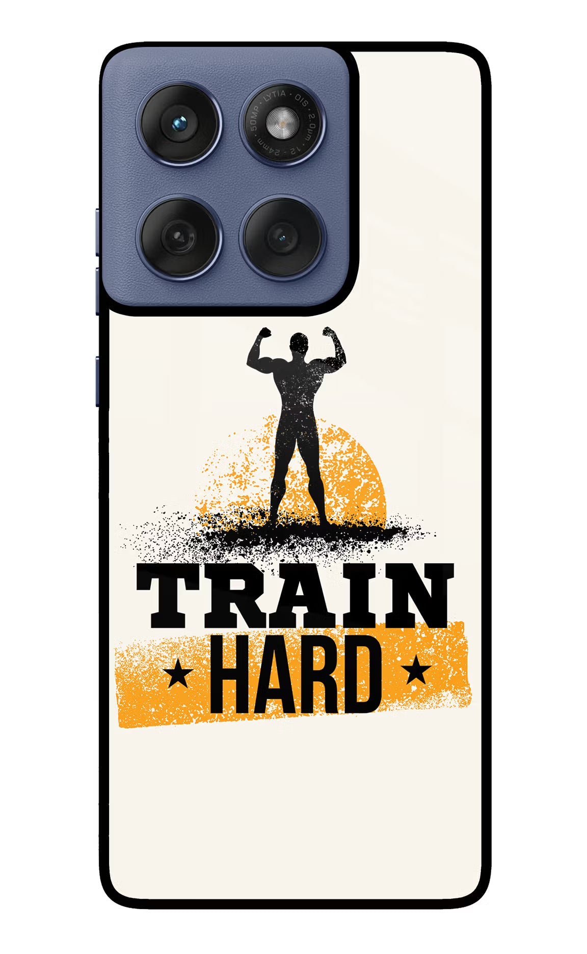 Train Hard Moto Edge 60 Fusion Glass Case - Train Hard Moto Edge 60 Fusion Glass Case Train Hard Moto Edge 60 Fusion Glass Case