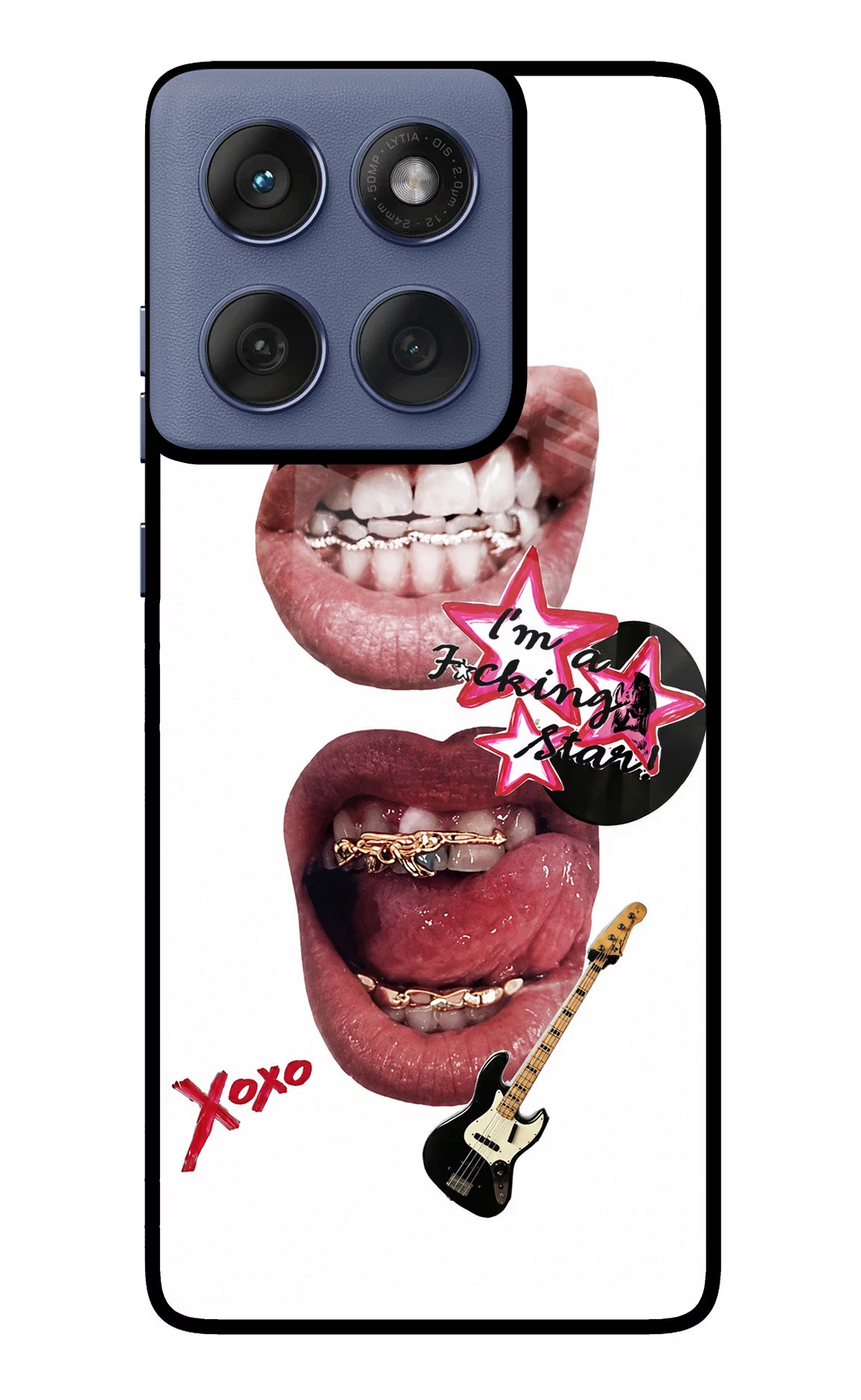 Rockstar Moto Edge 60 Fusion Glass Case - Rockstar Moto Edge 60 Fusion Glass Case Rockstar Moto Edge 60 Fusion Glass Case