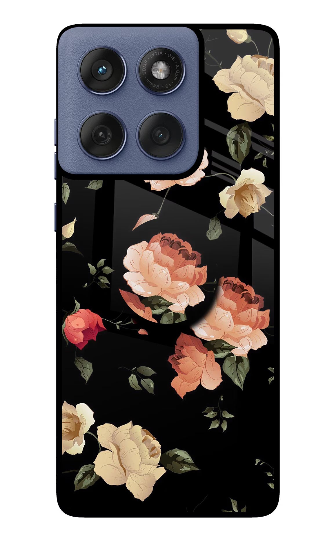 Flowers Moto Edge 60 Fusion Pop Case - Flowers Moto Edge 60 Fusion Pop Case by Casekaro Flowers Moto Edge 60 Fusion Pop Case by Casekaro