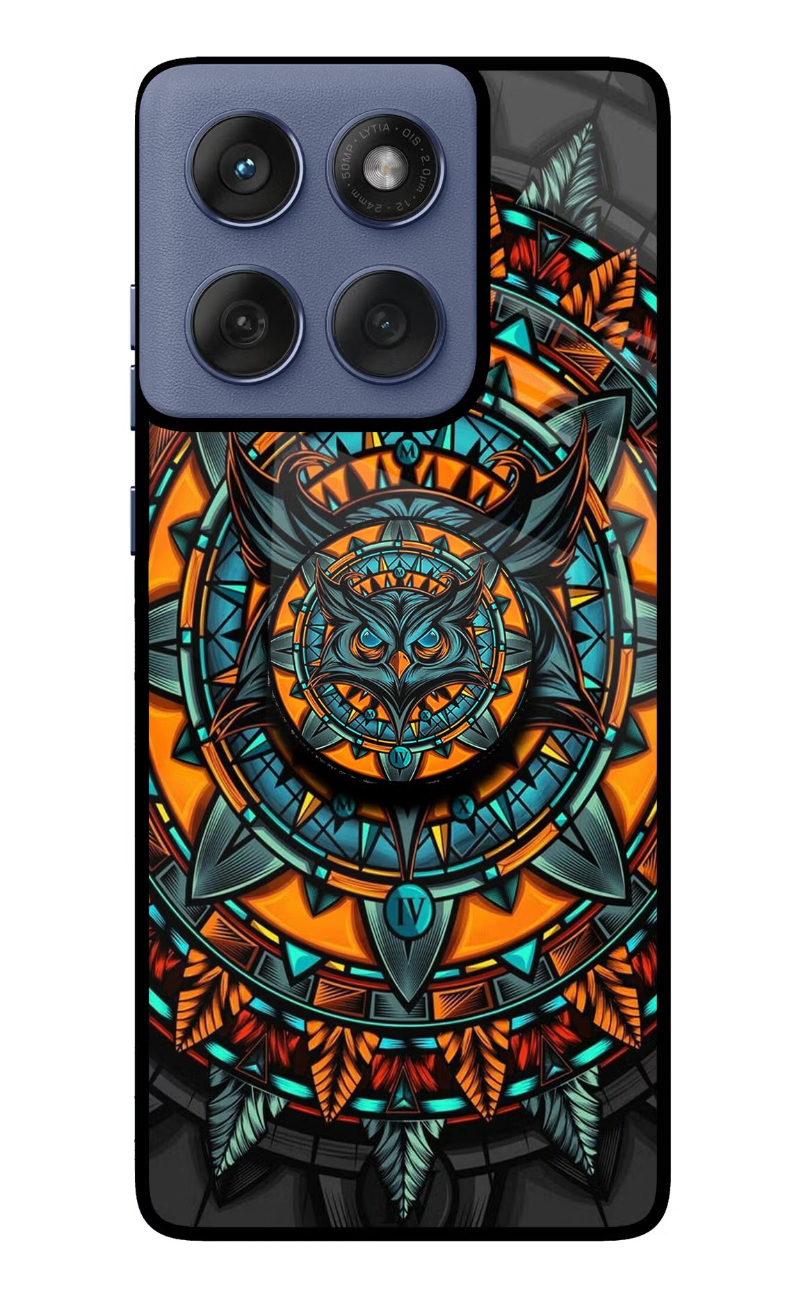 Angry Owl Moto Edge 60 Fusion Pop Case - Angry Owl Moto Edge 60 Fusion Pop Case by Casekaro Angry Owl Moto Edge 60 Fusion Pop Case by Casekaro