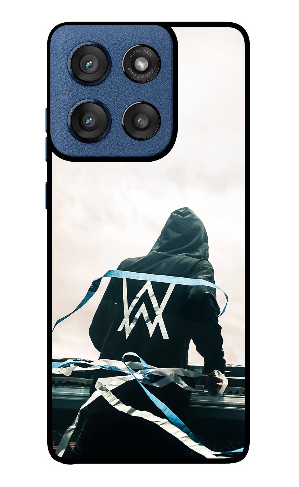 Alan Walker Moto Edge 60 Stylus Back Cover - Alan Walker Moto Edge 60 Stylus Glass Case Back Cover by Casekaro Alan Walker Moto Edge 60 Stylus Glass Case Back Cover by Casekaro