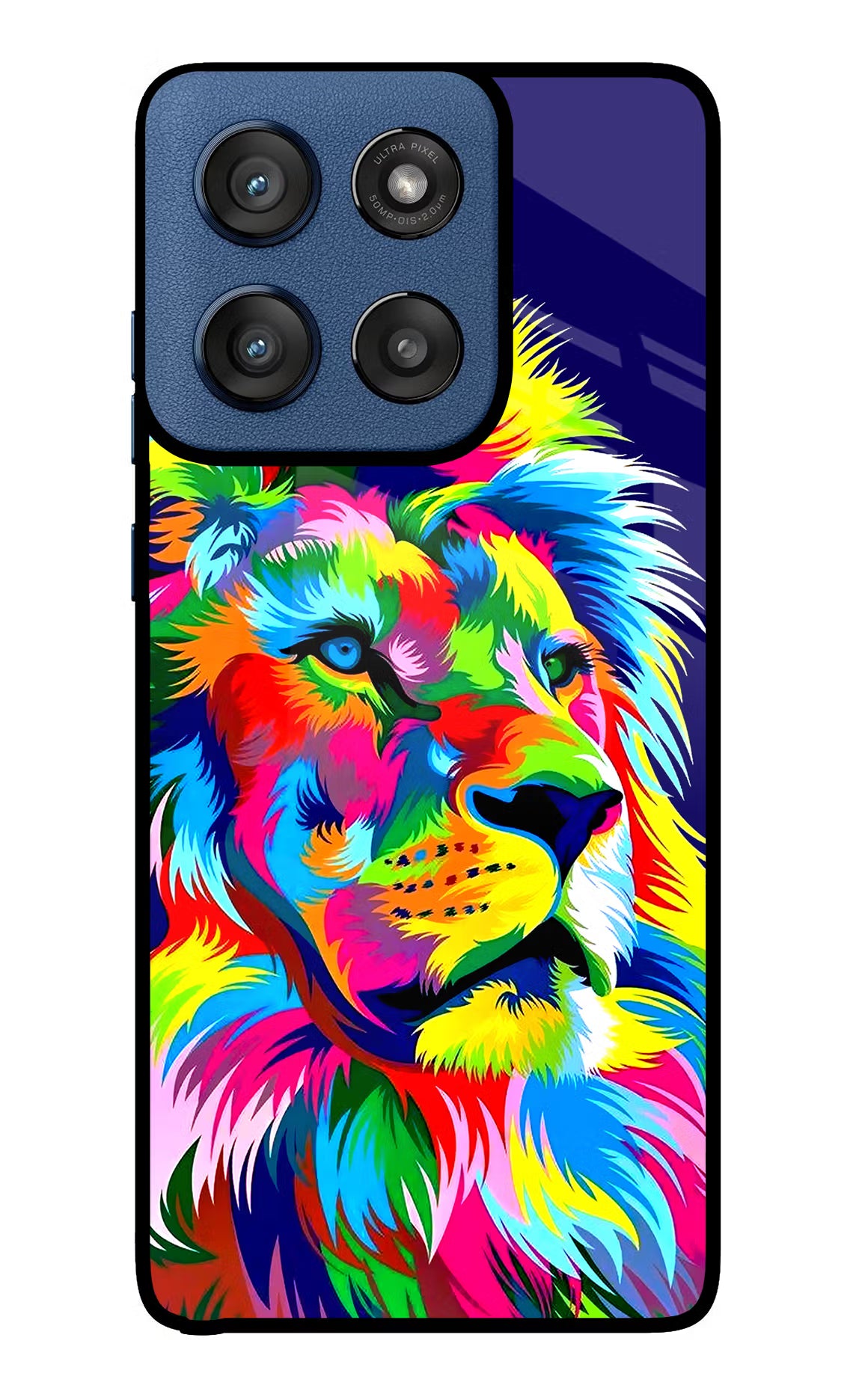 Vector Art Lion Moto Edge 60 Stylus Back Cover - Vector Art Lion Moto Edge 60 Stylus Glass Case Back Cover by Casekaro Vector Art Lion Moto Edge 60 Stylus Glass Case Back Cover by Casekaro
