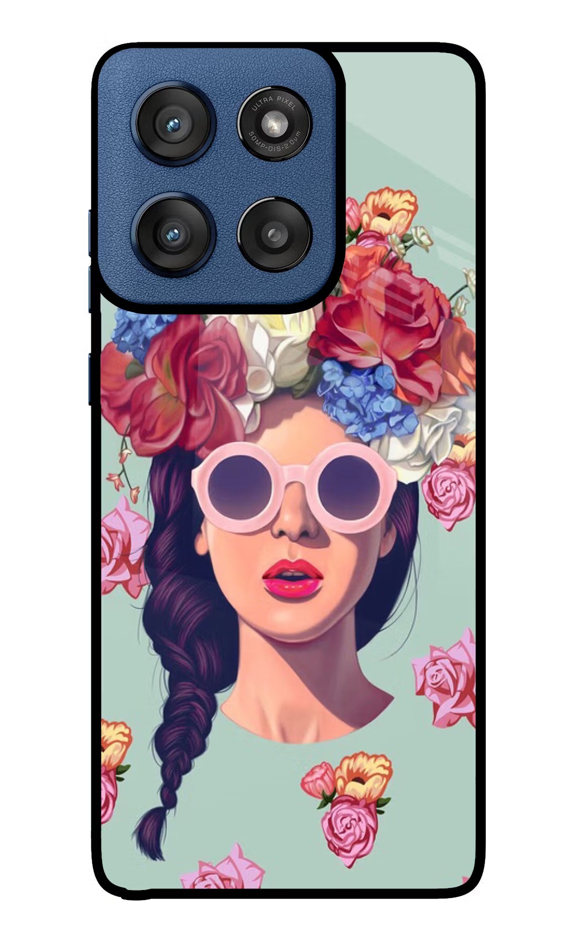 Pretty Girl Moto Edge 60 Stylus Back Cover - Pretty Girl Moto Edge 60 Stylus Glass Case Back Cover by Casekaro Pretty Girl Moto Edge 60 Stylus Glass Case Back Cover by Casekaro