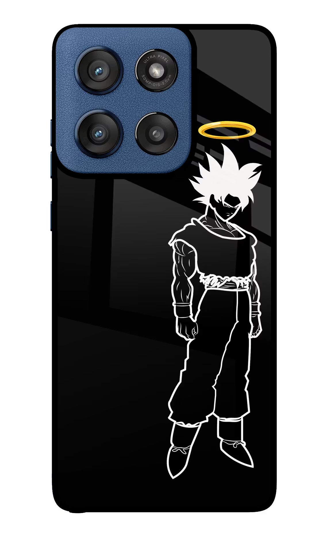 DBS Character Moto Edge 60 Stylus Back Cover - DBS Character Moto Edge 60 Stylus Glass Case Back Cover by Casekaro DBS Character Moto Edge 60 Stylus Glass Case Back Cover by Casekaro