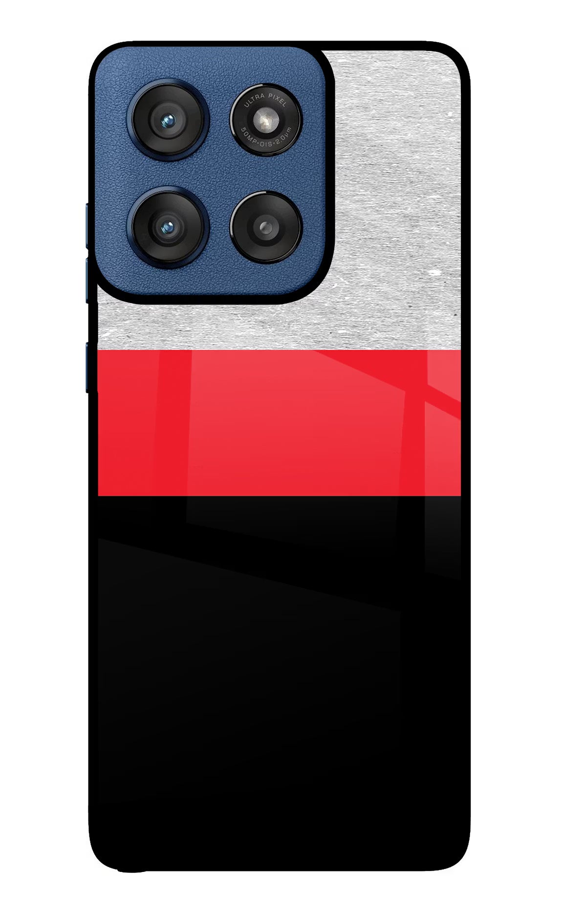 Tri Color Pattern Moto Edge 60 Stylus Glass Case - Tri Color Pattern Moto Edge 60 Stylus Glass Case Tri Color Pattern Moto Edge 60 Stylus Glass Case