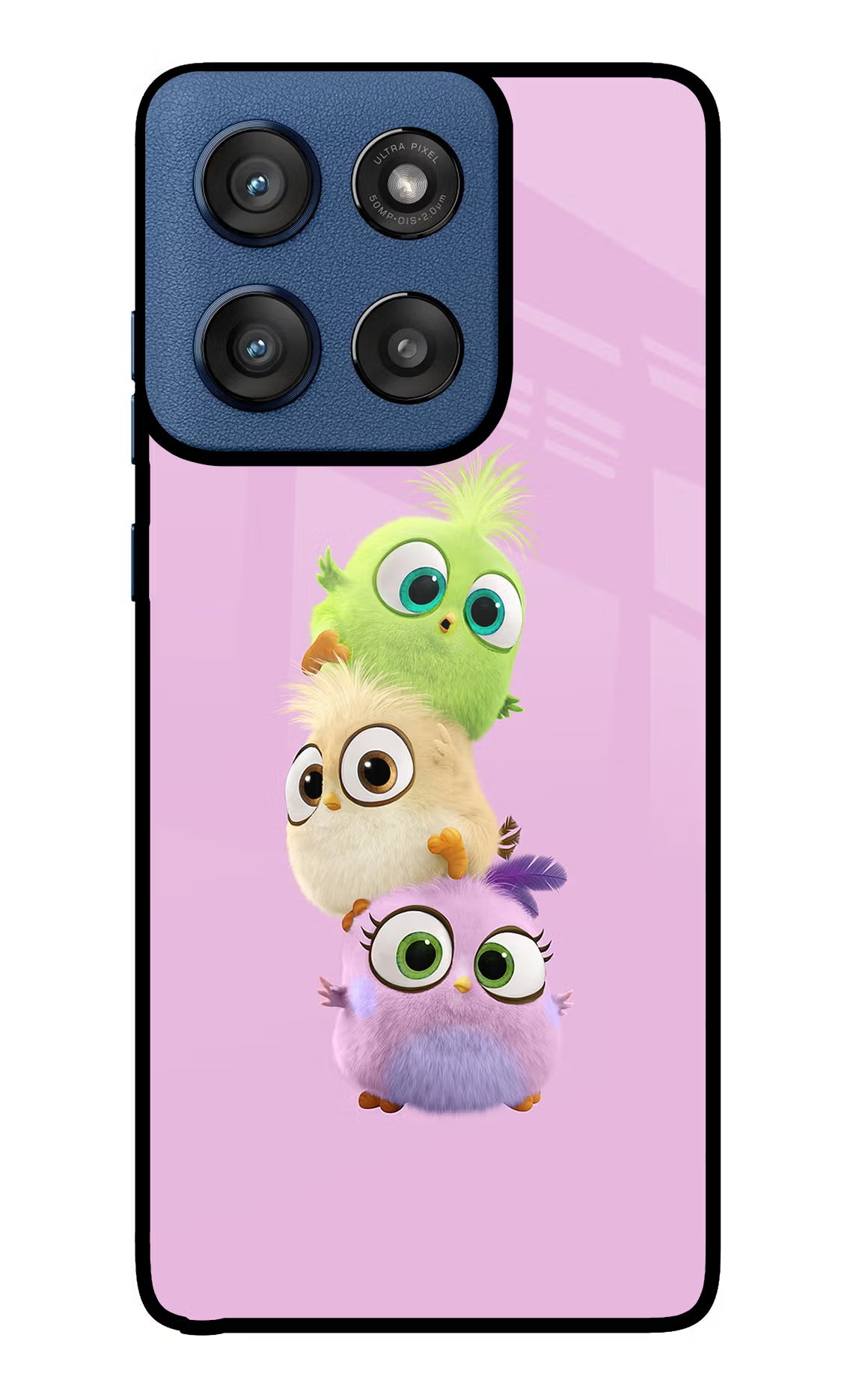 Cute Little Birds Moto Edge 60 Stylus Back Cover - Cute Little Birds Moto Edge 60 Stylus Glass Case Back Cover by Casekaro Cute Little Birds Moto Edge 60 Stylus Glass Case Back Cover by Casekaro