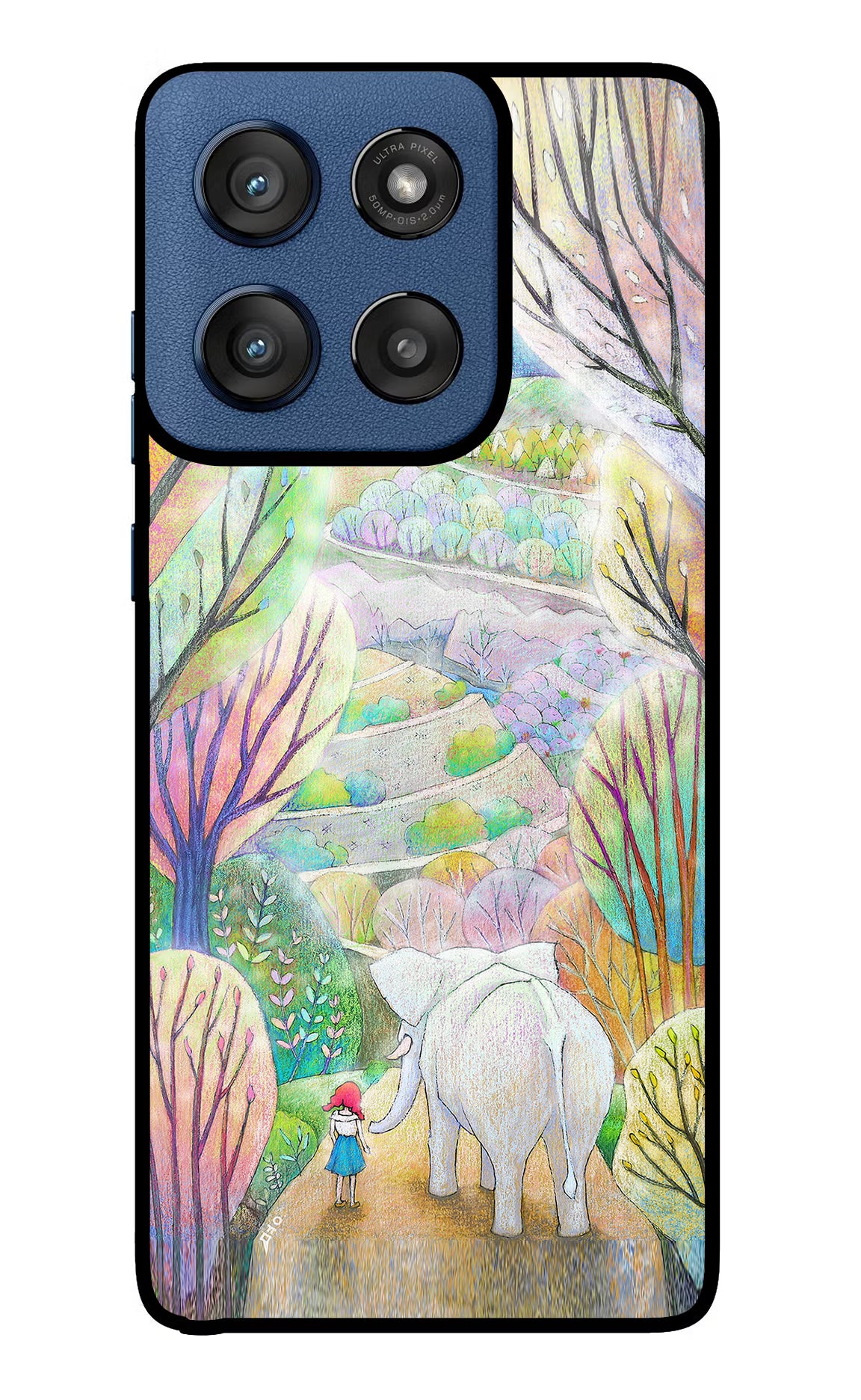 Nature Painting Moto Edge 60 Stylus Glass Case - Nature Painting Moto Edge 60 Stylus Glass Case Nature Painting Moto Edge 60 Stylus Glass Case