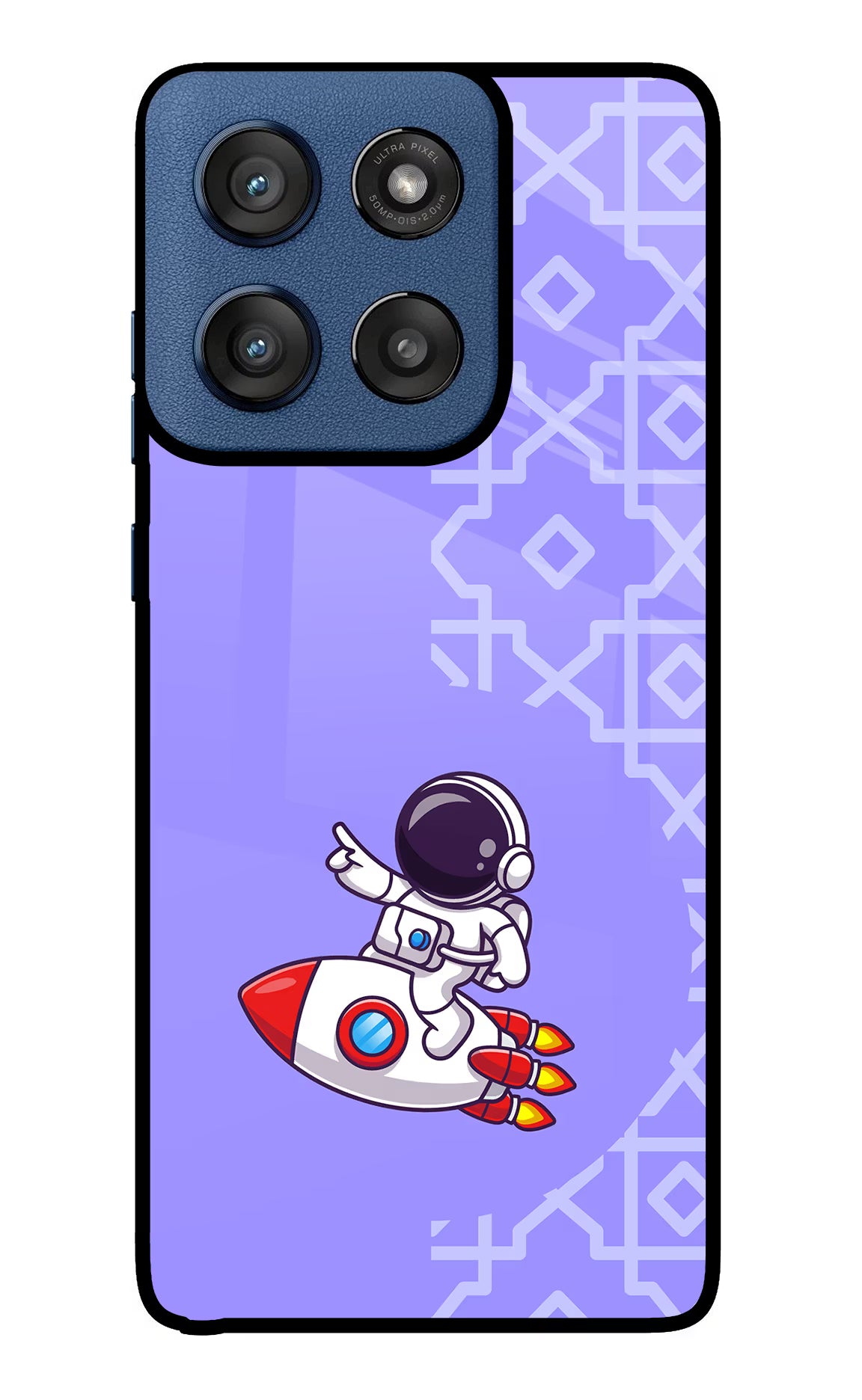 Cute Astronaut Moto Edge 60 Stylus Glass Case - Cute Astronaut Moto Edge 60 Stylus Glass Case Cute Astronaut Moto Edge 60 Stylus Glass Case