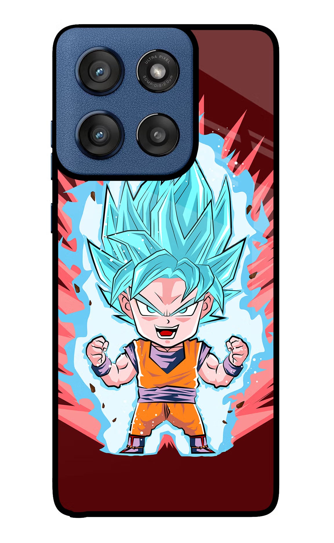 Goku Little Moto Edge 60 Stylus Glass Case - Goku Little Moto Edge 60 Stylus Glass Case Goku Little Moto Edge 60 Stylus Glass Case