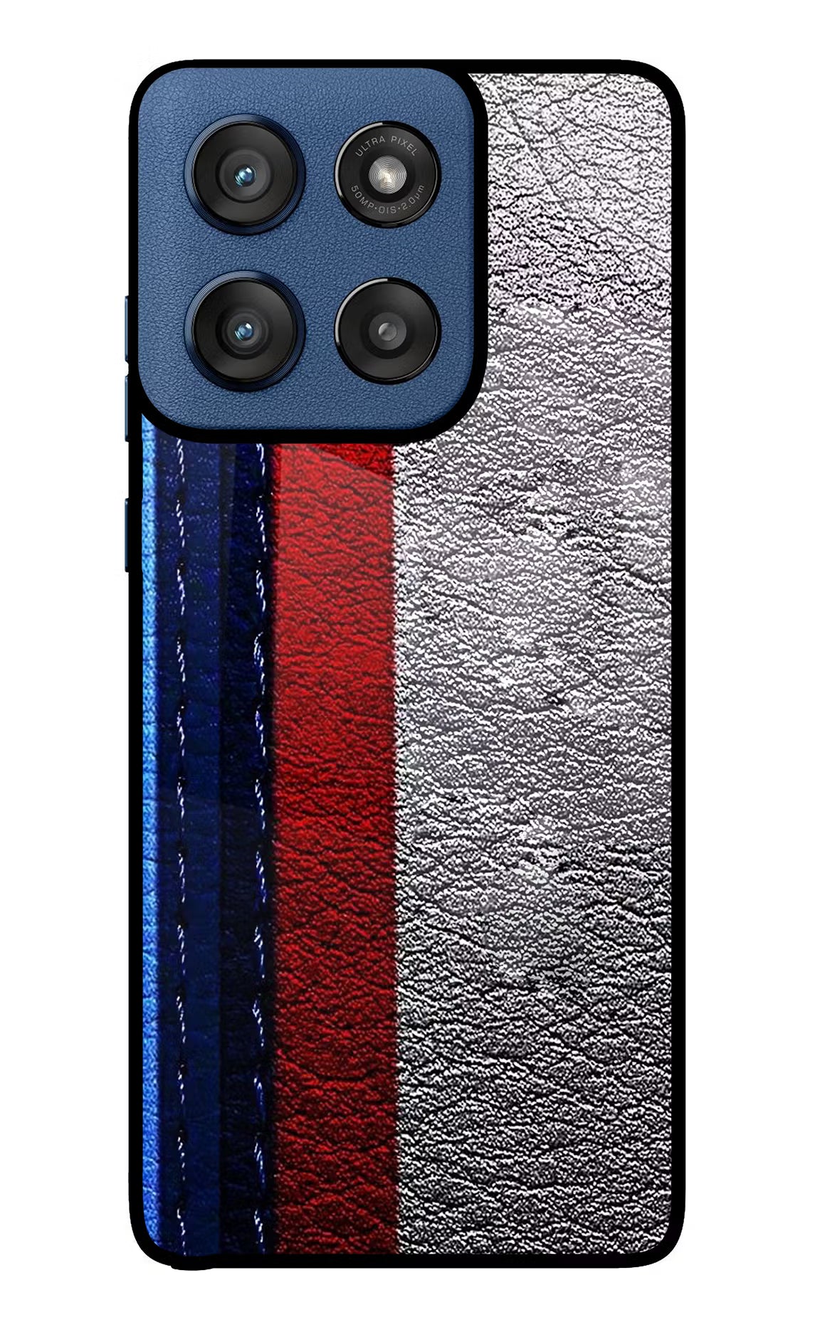 BMW Stripes Moto Edge 60 Stylus Back Cover - BMW Stripes Moto Edge 60 Stylus Glass Case Back Cover by Casekaro BMW Stripes Moto Edge 60 Stylus Glass Case Back Cover by Casekaro