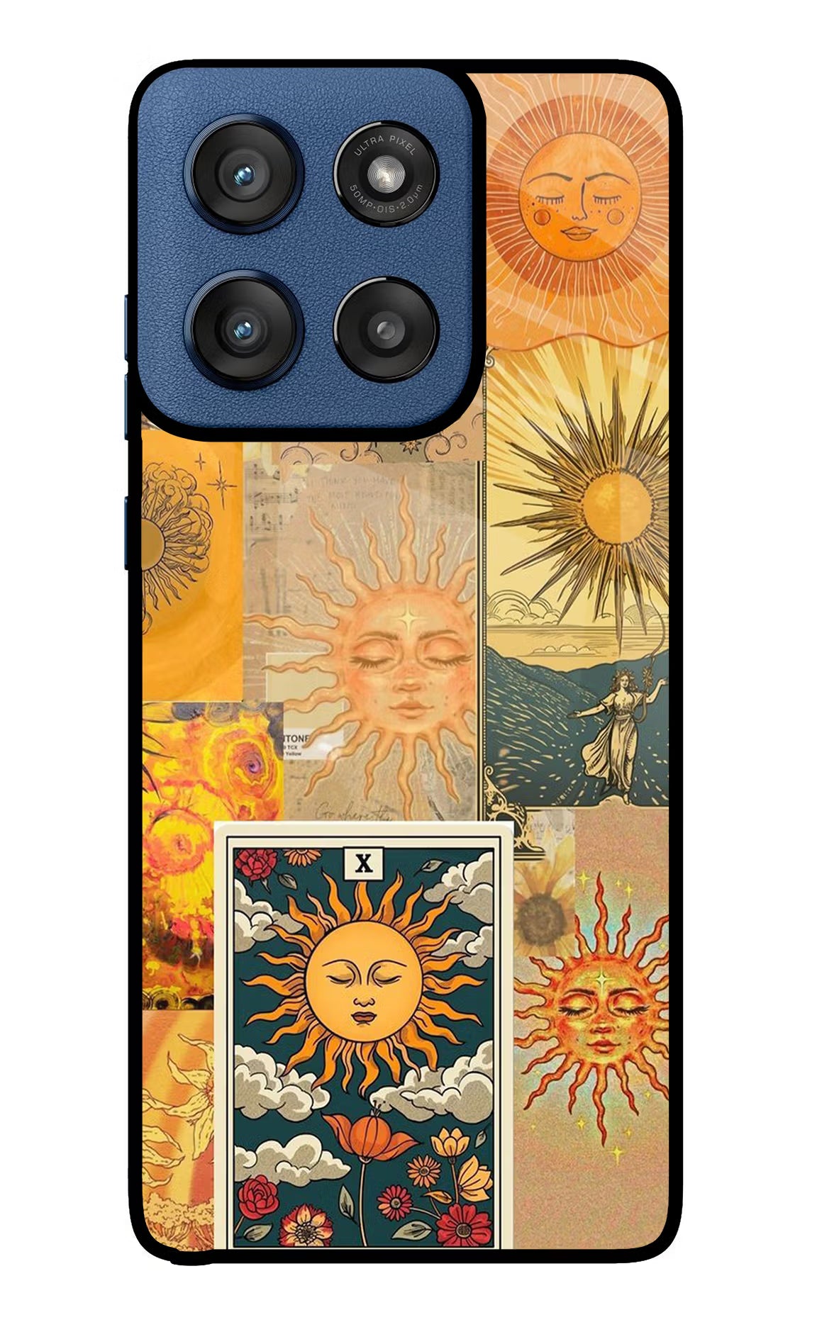 Sun Moto Edge 60 Stylus Back Cover - Sun Moto Edge 60 Stylus Glass Case Back Cover by Casekaro Sun Moto Edge 60 Stylus Glass Case Back Cover by Casekaro