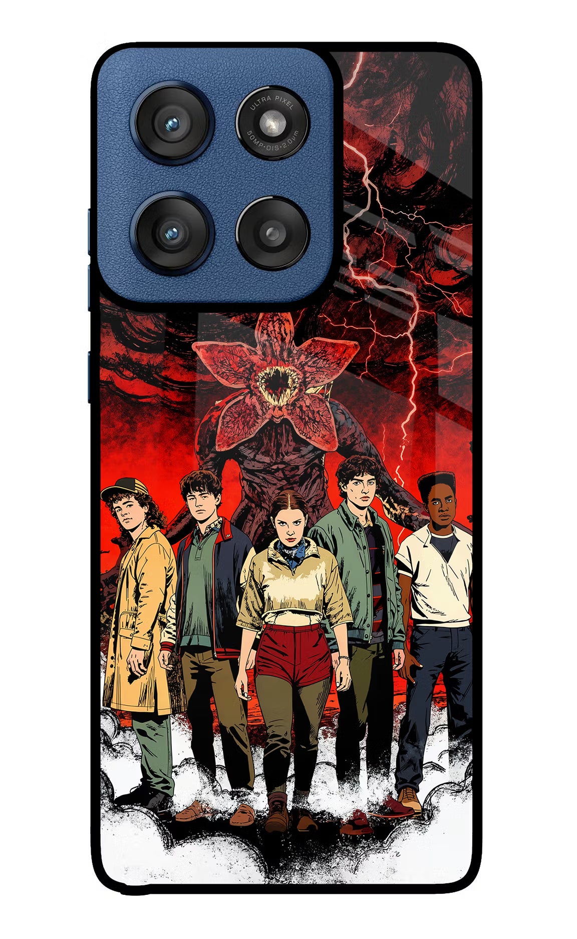 Ordinary Things Characters Moto Edge 60 Stylus Back Cover - Ordinary Things Characters Moto Edge 60 Stylus Glass Case Back Cover by Casekaro Ordinary Things Characters Moto Edge 60 Stylus Glass Case Back Cover by Casekaro