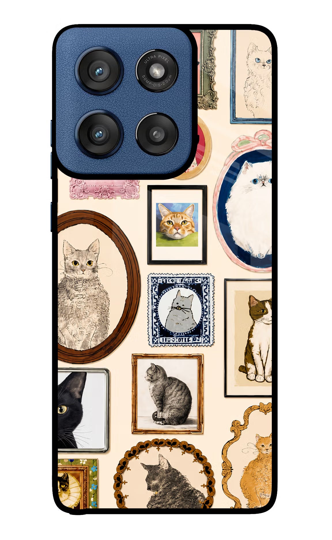 Mirror Cats Moto Edge 60 Stylus Glass Case - Mirror Cats Moto Edge 60 Stylus Glass Case Mirror Cats Moto Edge 60 Stylus Glass Case