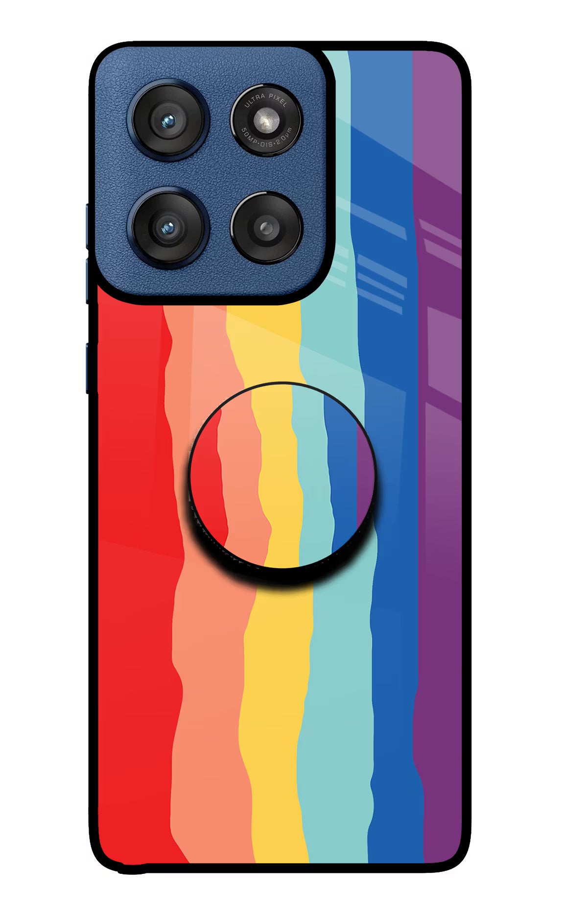 Rainbow Moto Edge 60 Stylus Pop Case - Rainbow Moto Edge 60 Stylus Pop Case by Casekaro Rainbow Moto Edge 60 Stylus Pop Case by Casekaro