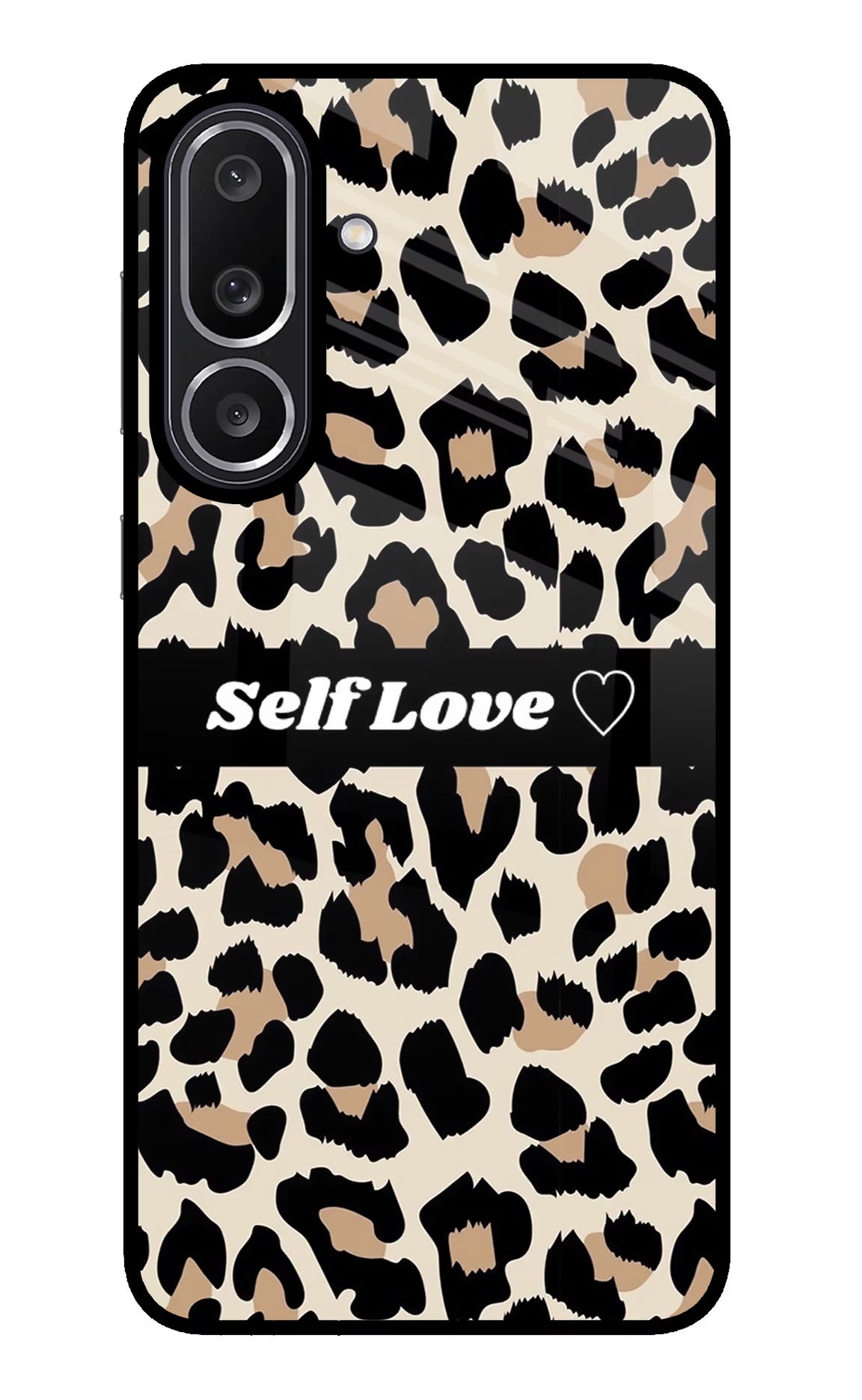Leopard Print Self Love Samsung M56 5G Glass Case - Leopard Print Self Love Samsung M56 5G Glass Case Leopard Print Self Love Samsung M56 5G Glass Case