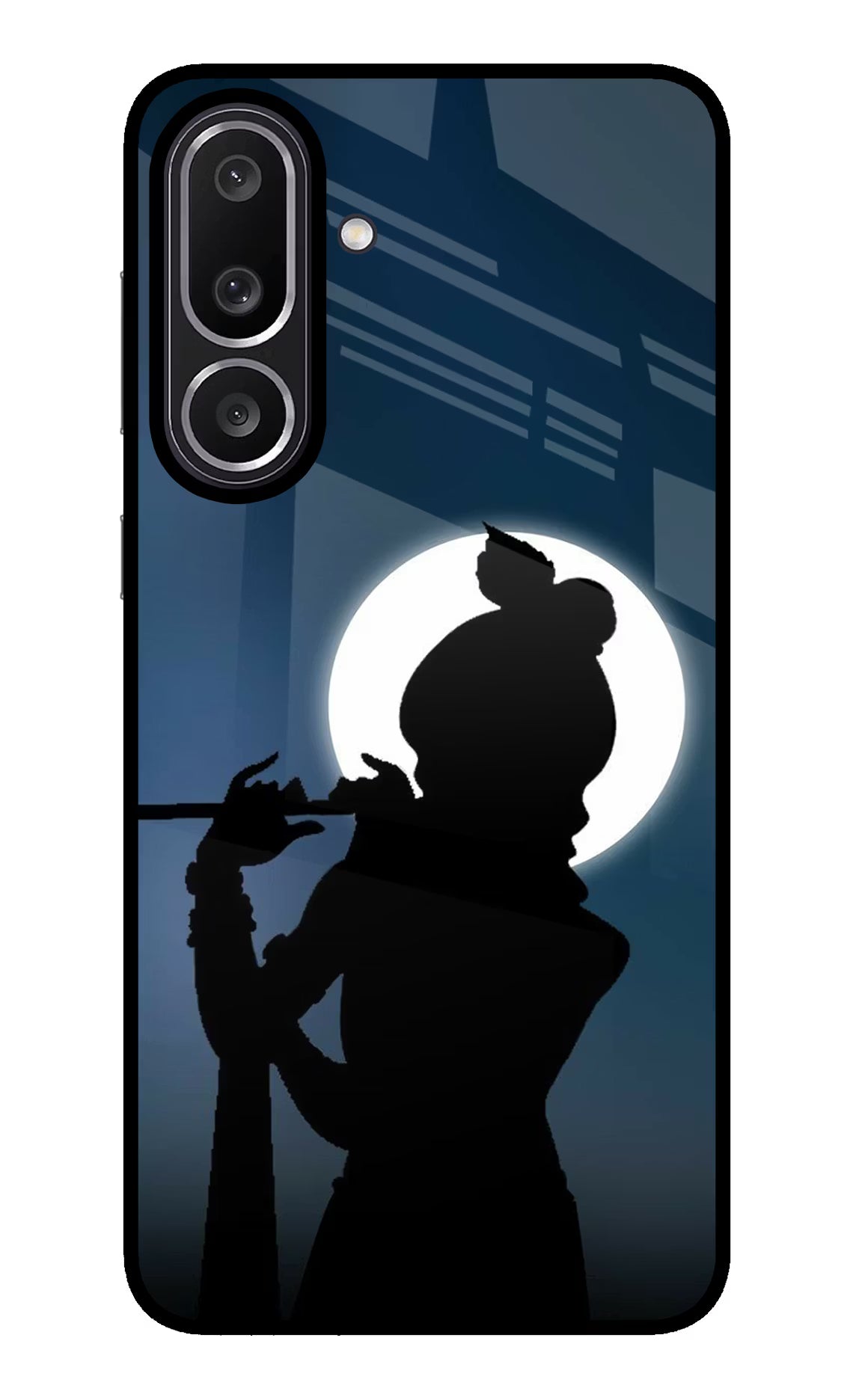 Shri Krishna Silhouette Samsung M56 5G Glass Case - Shri Krishna Silhouette Samsung M56 5G Glass Case Shri Krishna Silhouette Samsung M56 5G Glass Case