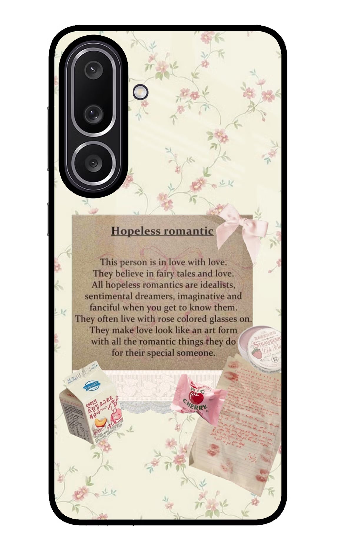Hopeless Romantic Samsung M56 5G Glass Case - Hopeless Romantic Samsung M56 5G Glass Case Hopeless Romantic Samsung M56 5G Glass Case