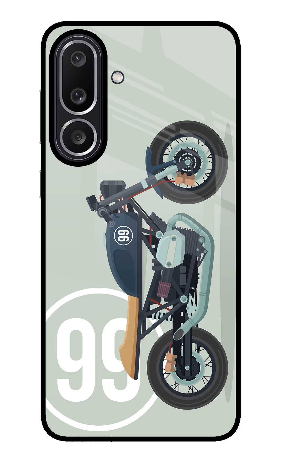 Classic Cafe Racer 99 Samsung M56 5G Glass Case - Classic Cafe Racer 99 Samsung M56 5G Glass Case Classic Cafe Racer 99 Samsung M56 5G Glass Case