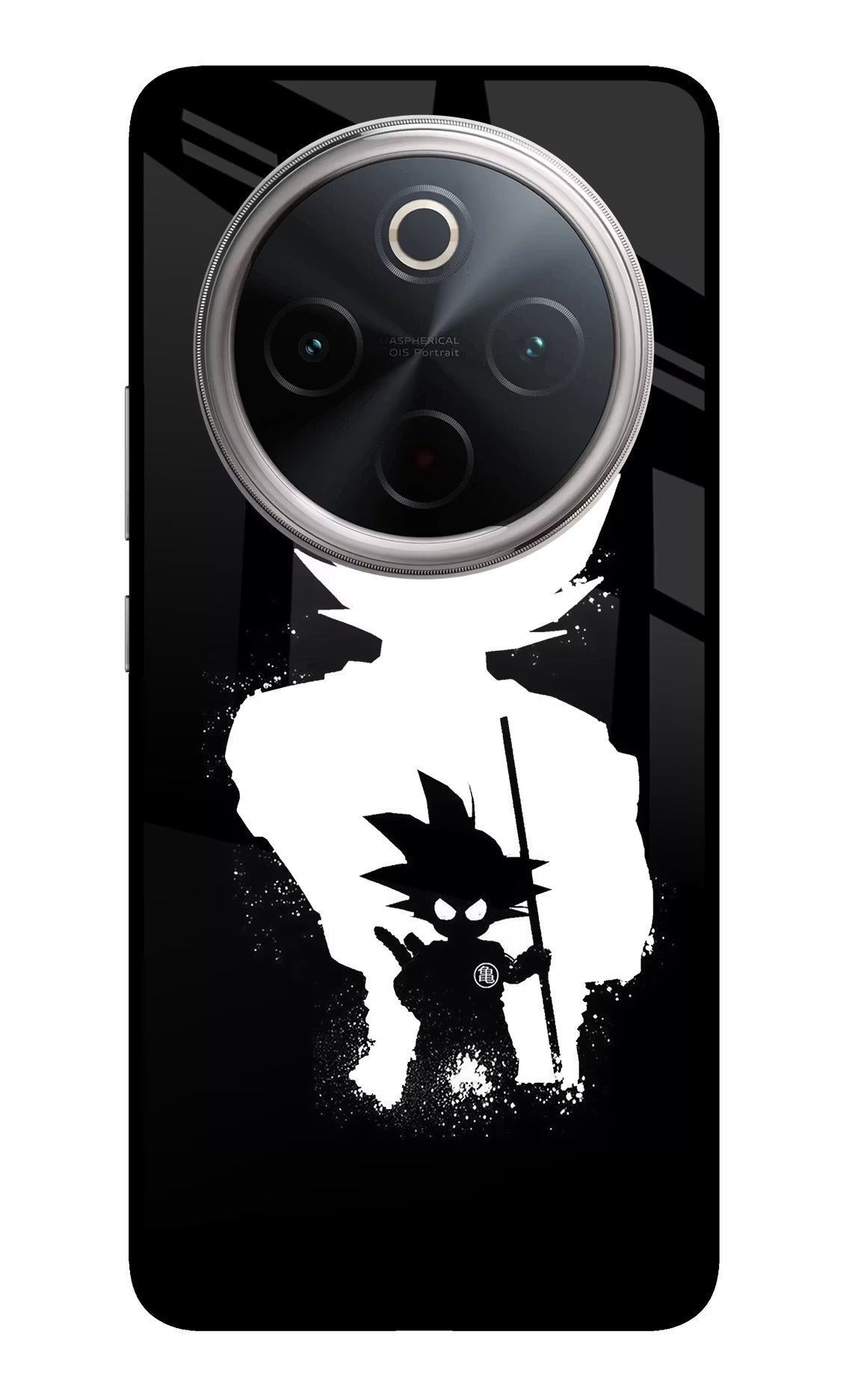 Goku Shadow Vivo T4 5G Back Cover - Goku Shadow Vivo T4 5G Glass Case Back Cover by Casekaro Goku Shadow Vivo T4 5G Glass Case Back Cover by Casekaro