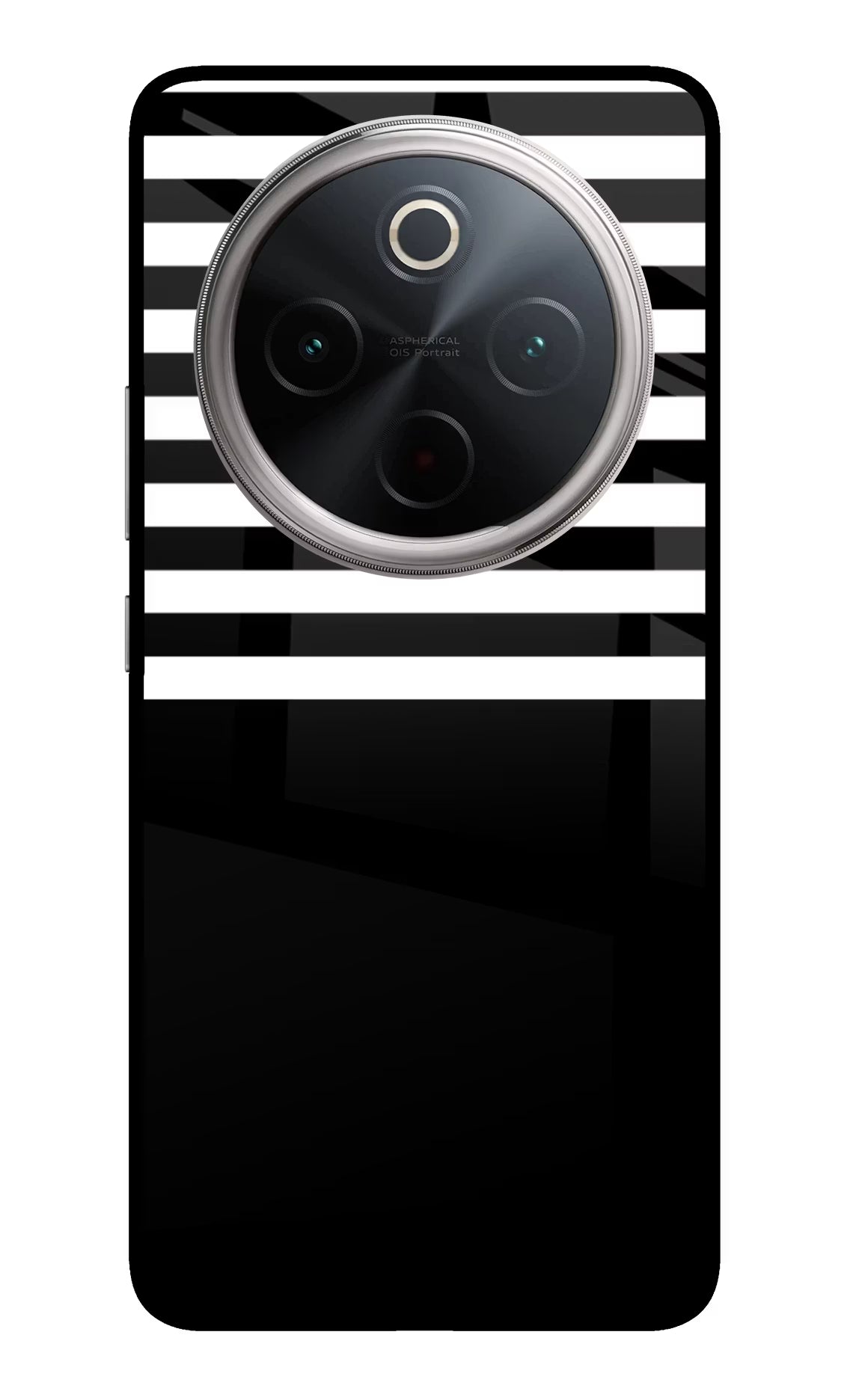 Black and White Print Vivo T4 5G Back Cover - Black and White Print Vivo T4 5G Glass Case Back Cover by Casekaro Black and White Print Vivo T4 5G Glass Case Back Cover by Casekaro