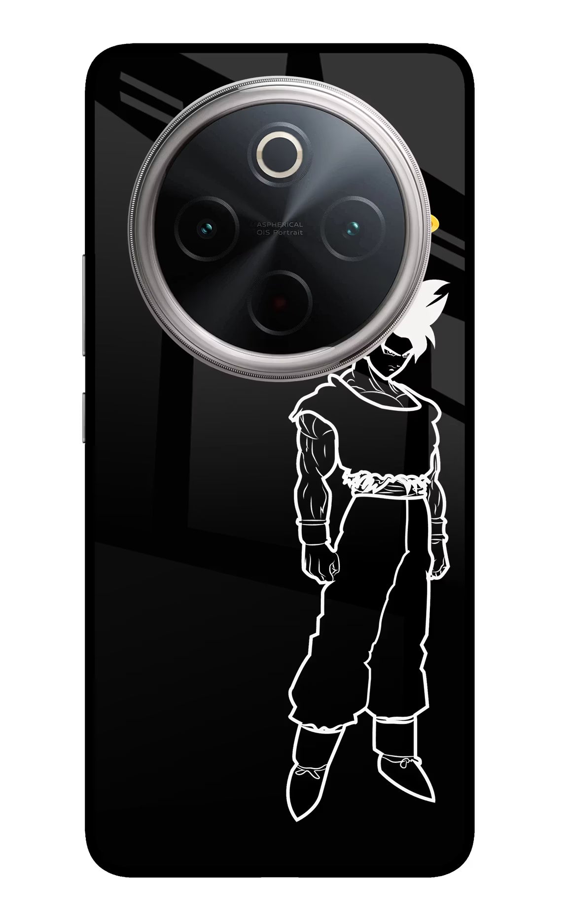 DBS Character Vivo T4 5G Back Cover - DBS Character Vivo T4 5G Glass Case Back Cover by Casekaro DBS Character Vivo T4 5G Glass Case Back Cover by Casekaro