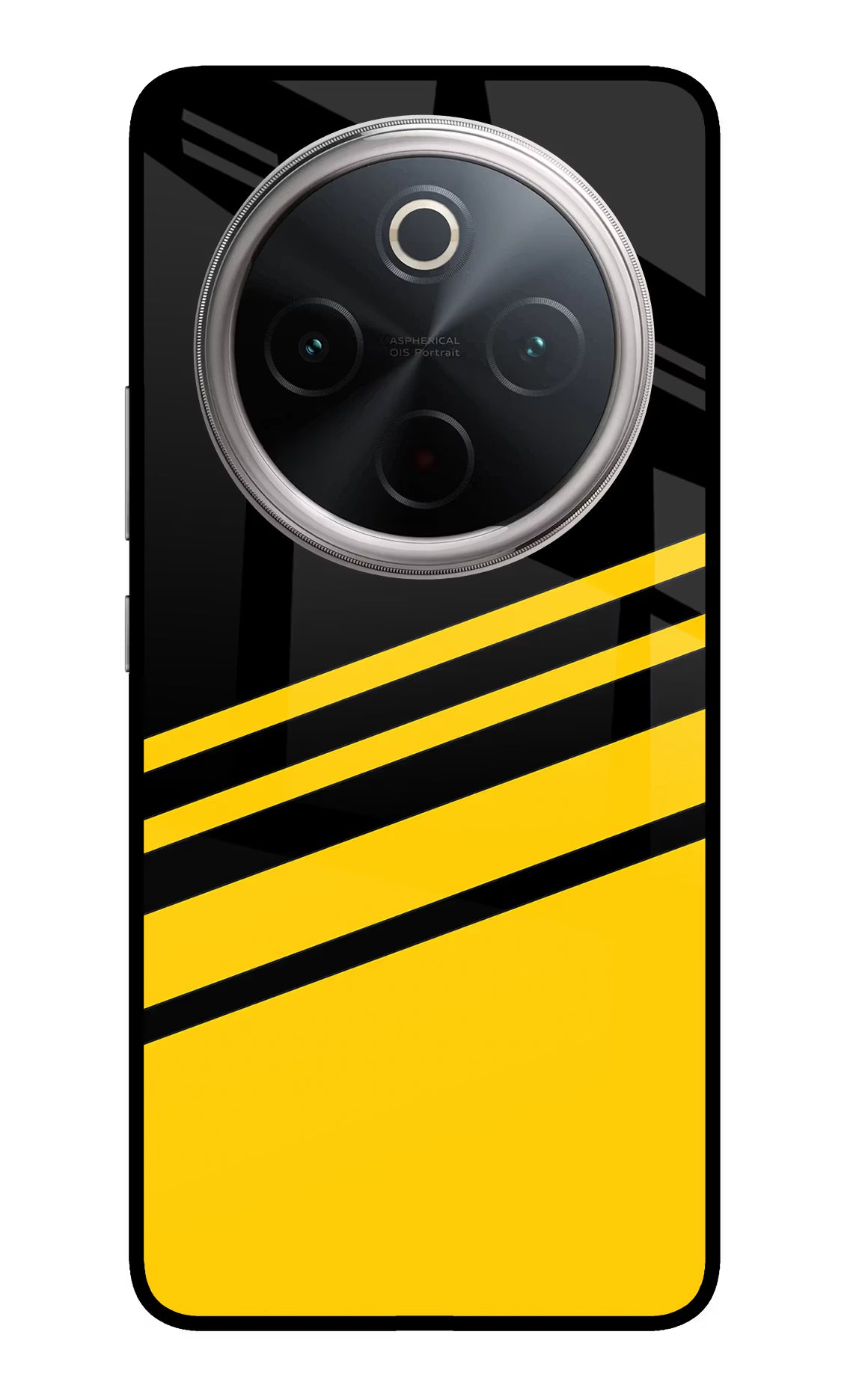 Yellow Shades Vivo T4 5G Back Cover - Yellow Shades Vivo T4 5G Glass Case Back Cover by Casekaro Yellow Shades Vivo T4 5G Glass Case Back Cover by Casekaro