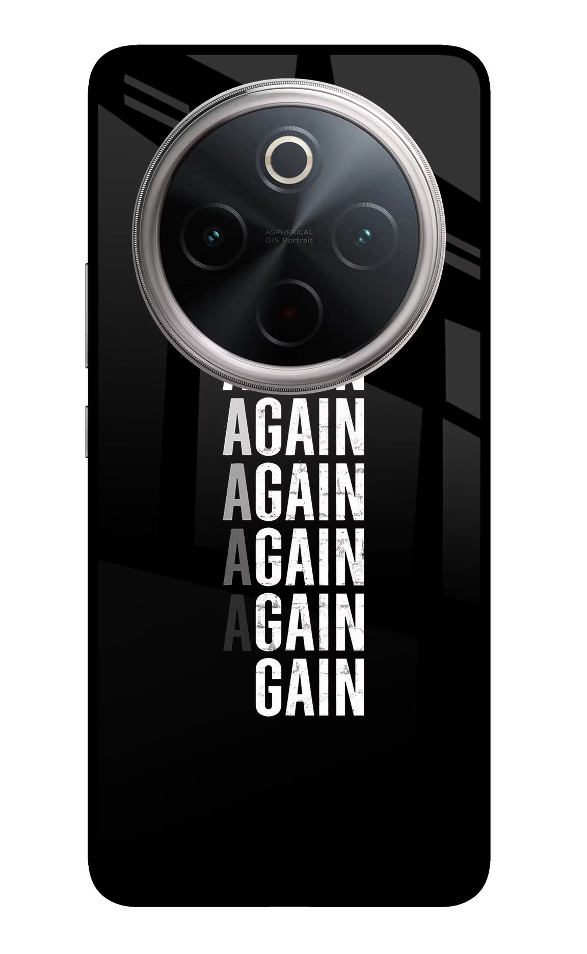 Again Again Gain Vivo T4 5G Back Cover - Again Again Gain Vivo T4 5G Glass Case Back Cover by Casekaro Again Again Gain Vivo T4 5G Glass Case Back Cover by Casekaro